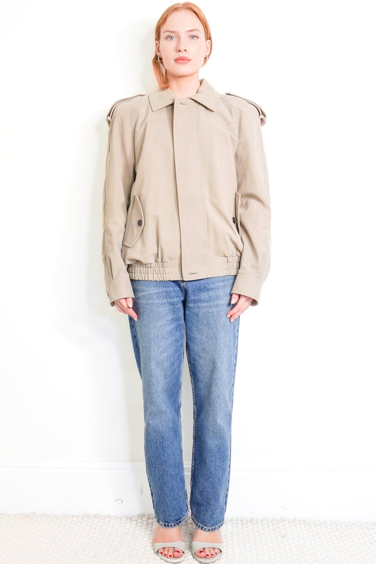 Saint Laurent Nubuck Bomber (RRP £6000) | Authentic Preloved - Reloved Again