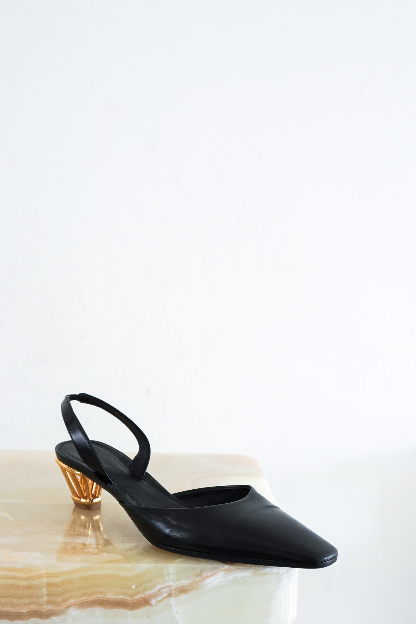 Salvatore Ferragamo Cage Heeled Slingbacks RRP £550 | Authentic Preloved - Reloved Again