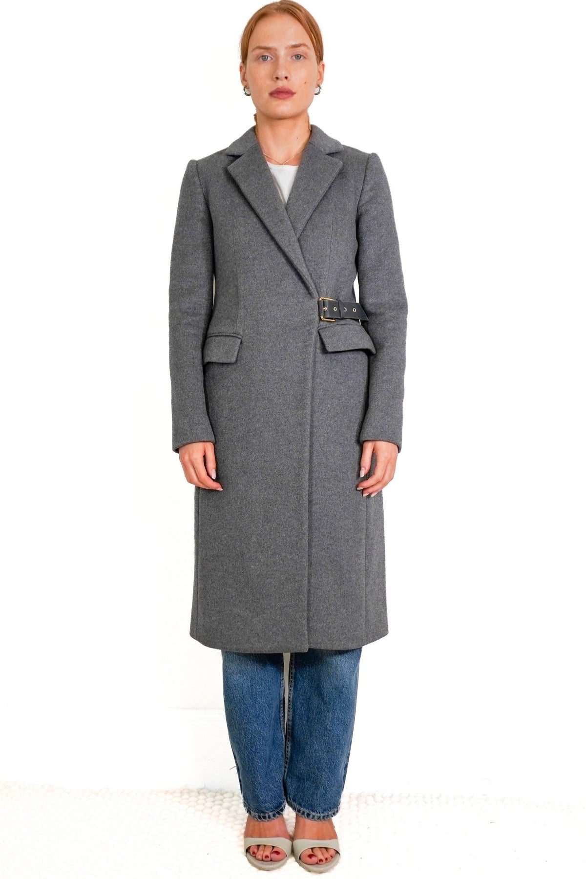 Salvatore Ferragamo Buckle Wool Jacket (RRP £2700) | Authentic Preloved - Reloved Again