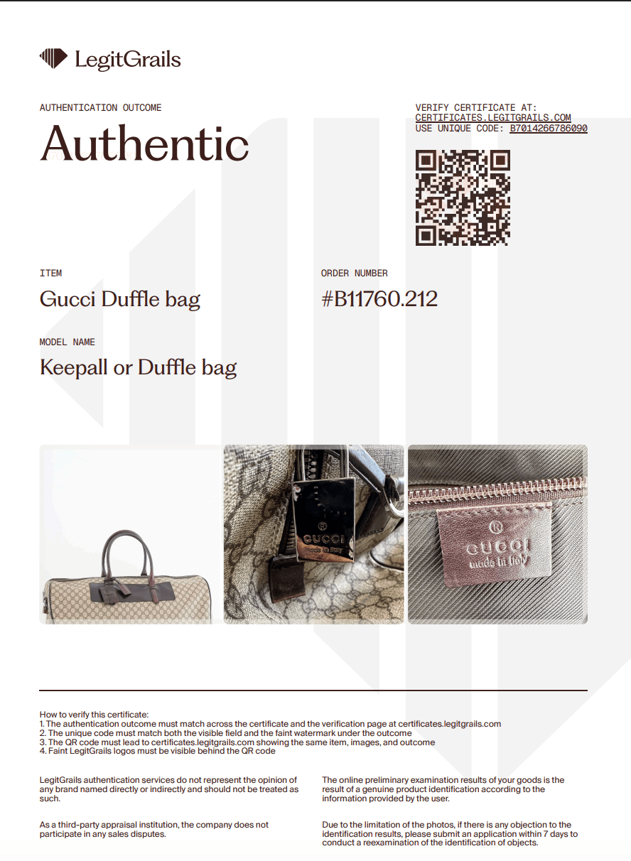 Gucci Vintage Monogram Keepall Bag | Authentic Preloved - Reloved Again