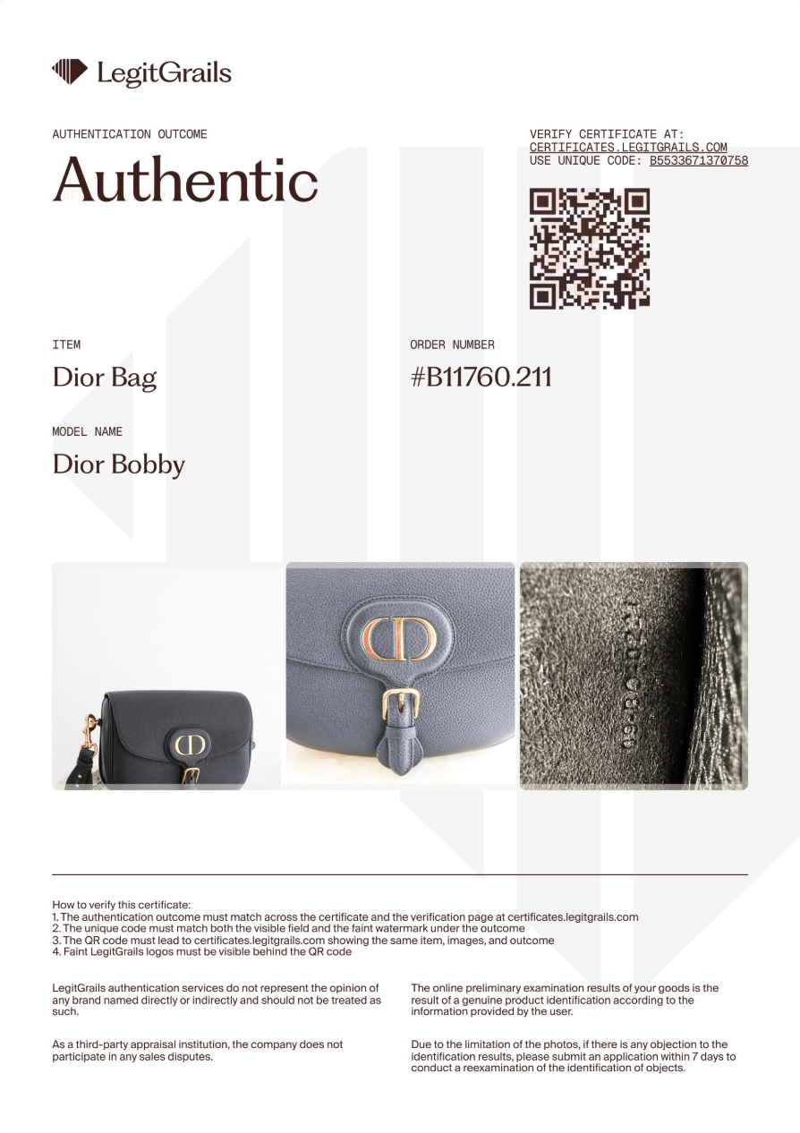 Dior Black Large Bobby Bag in Grained Calfskin RRP £3250 | Authentic Preloved - Reloved Again