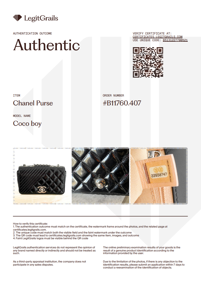 Chanel Small Quilted Patent Coco Boy Flap Crossbody Bag | Authentic Preloved