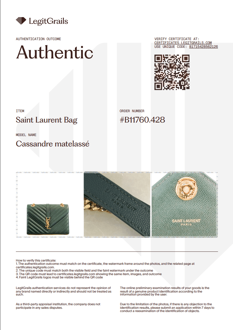 YSL Medium Green Chevron Quilted Leather Envelope Bag (RRP £2235) | Authentic Preloved - Reloved Again