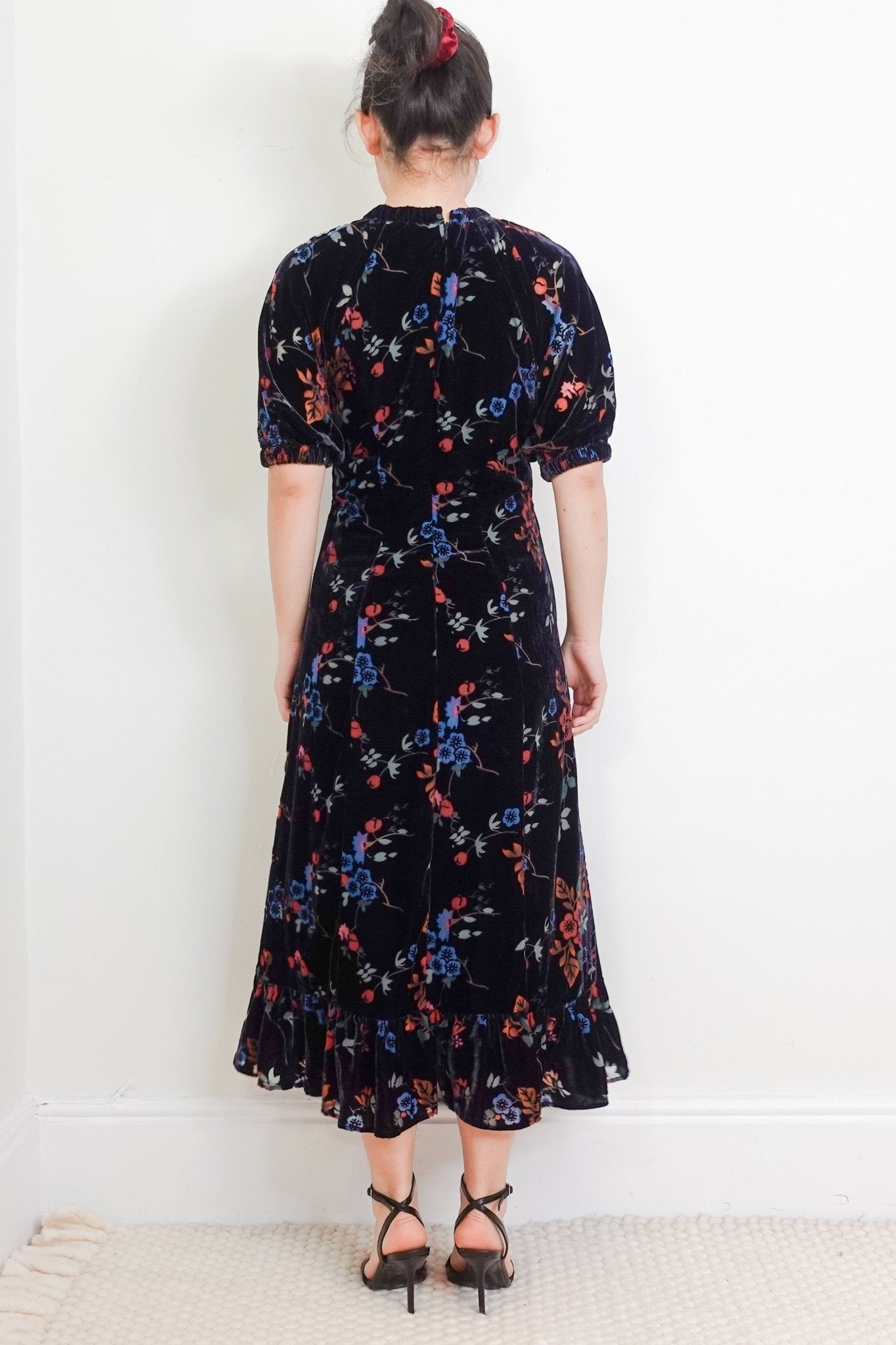 Sea New York Navy Floral Midi Dress RRP £330 | Authentic Preloved - Reloved Again