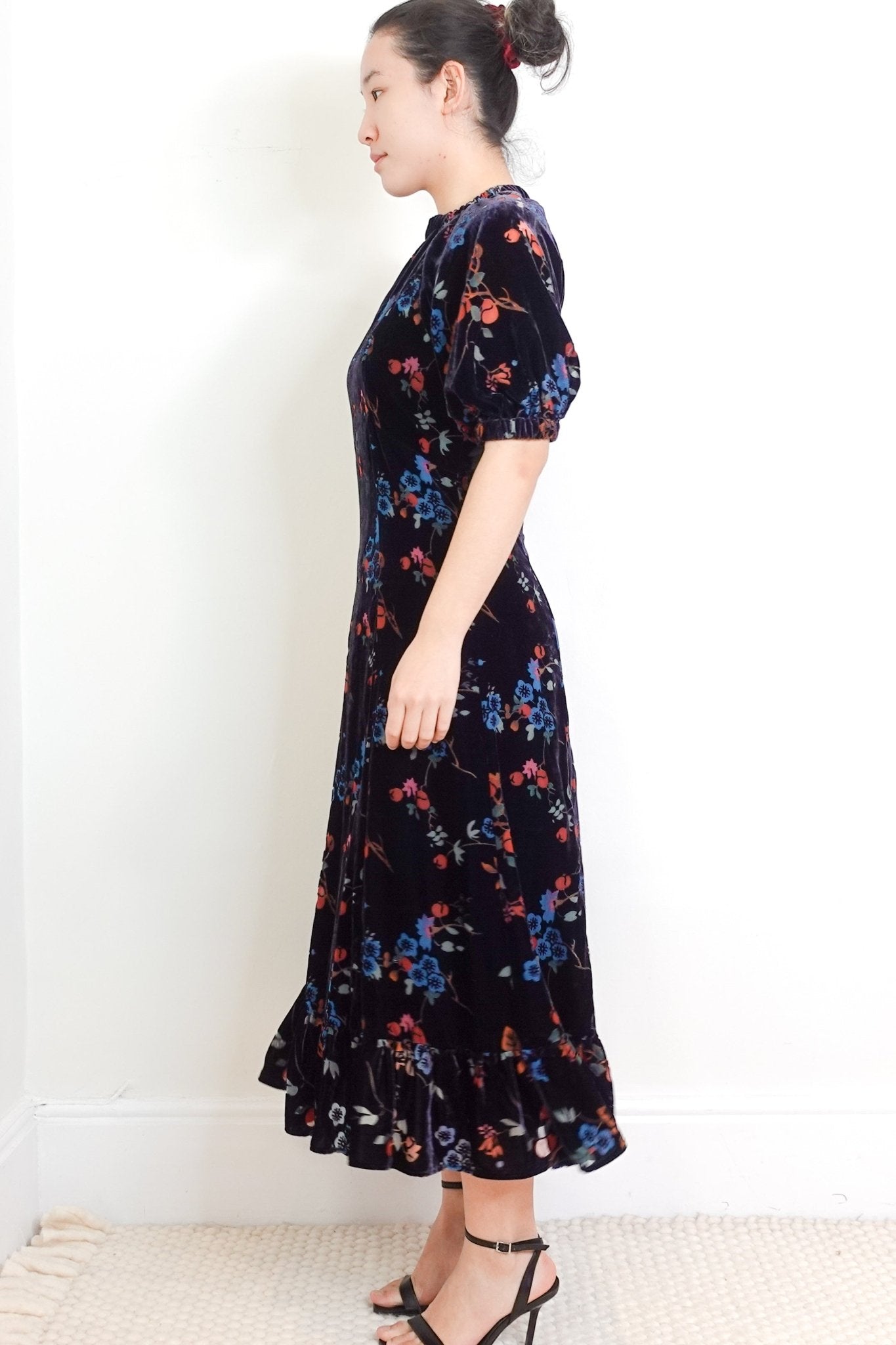 Sea New York Navy Floral Midi Dress RRP £330 | Authentic Preloved - Reloved Again