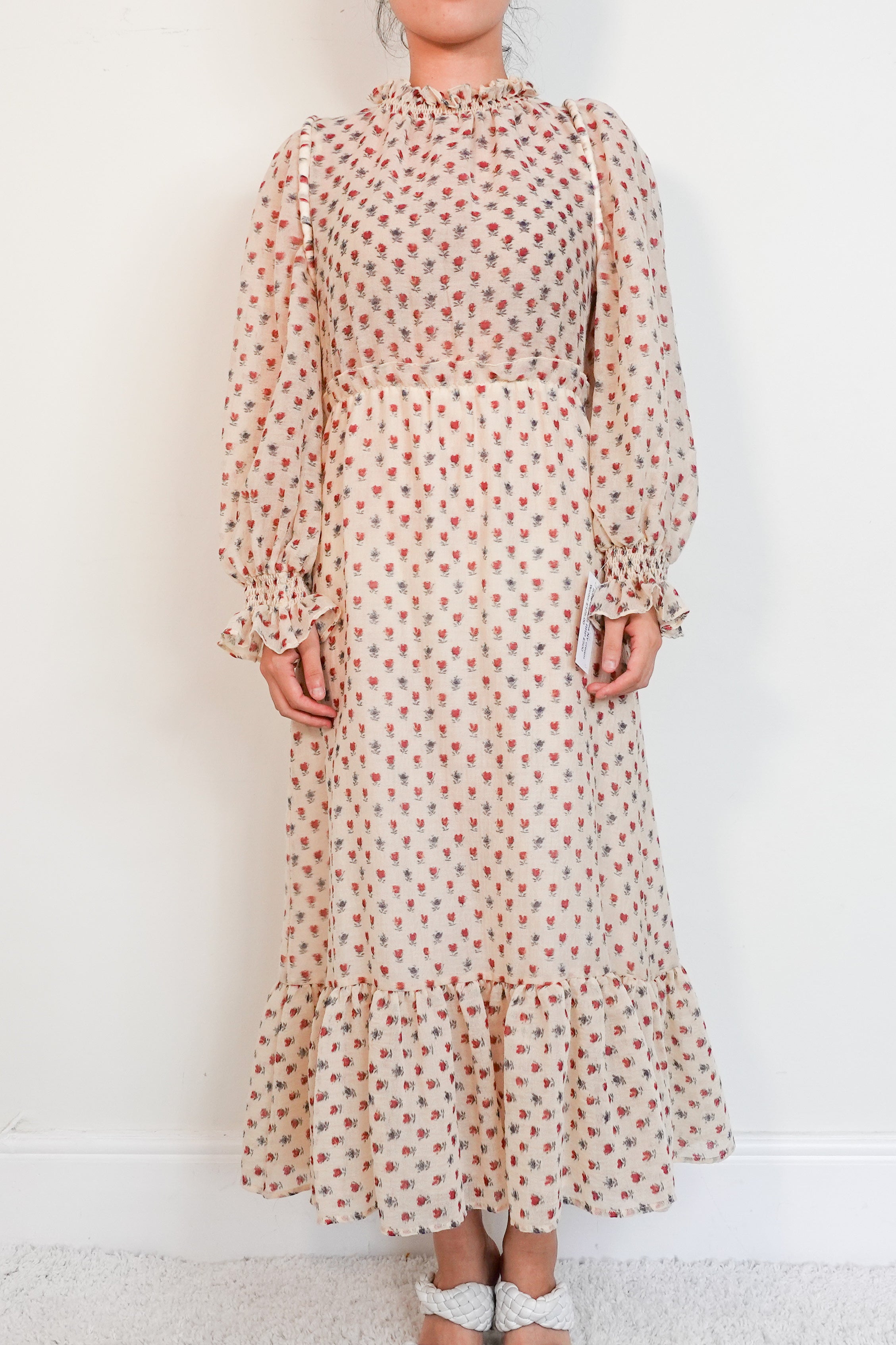 Sea New York cream floral dress RRP £500