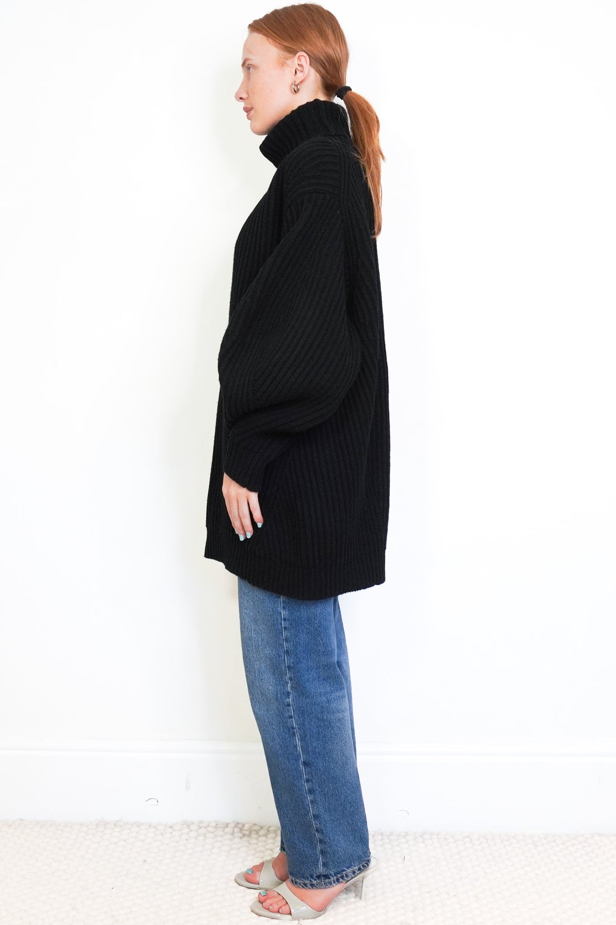 Acne Studios Ribbed Wool Knit Sweater (RRP £400) | Authentic Preloved - Reloved Again