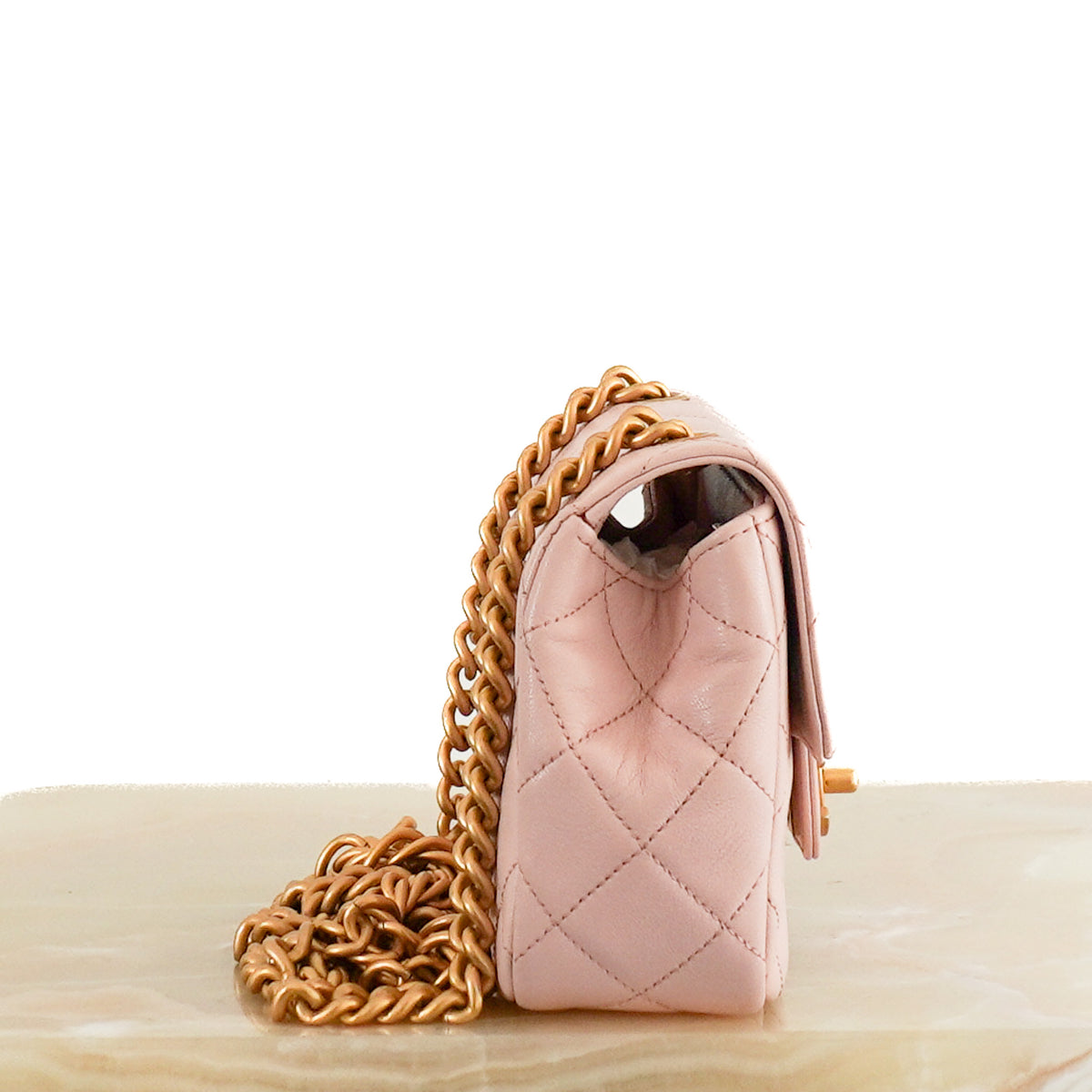 Chanel Classic Mini Flap Bag Pink Quilted Lambskin (RRP £4,390) | Authentic Preloved - Reloved Again