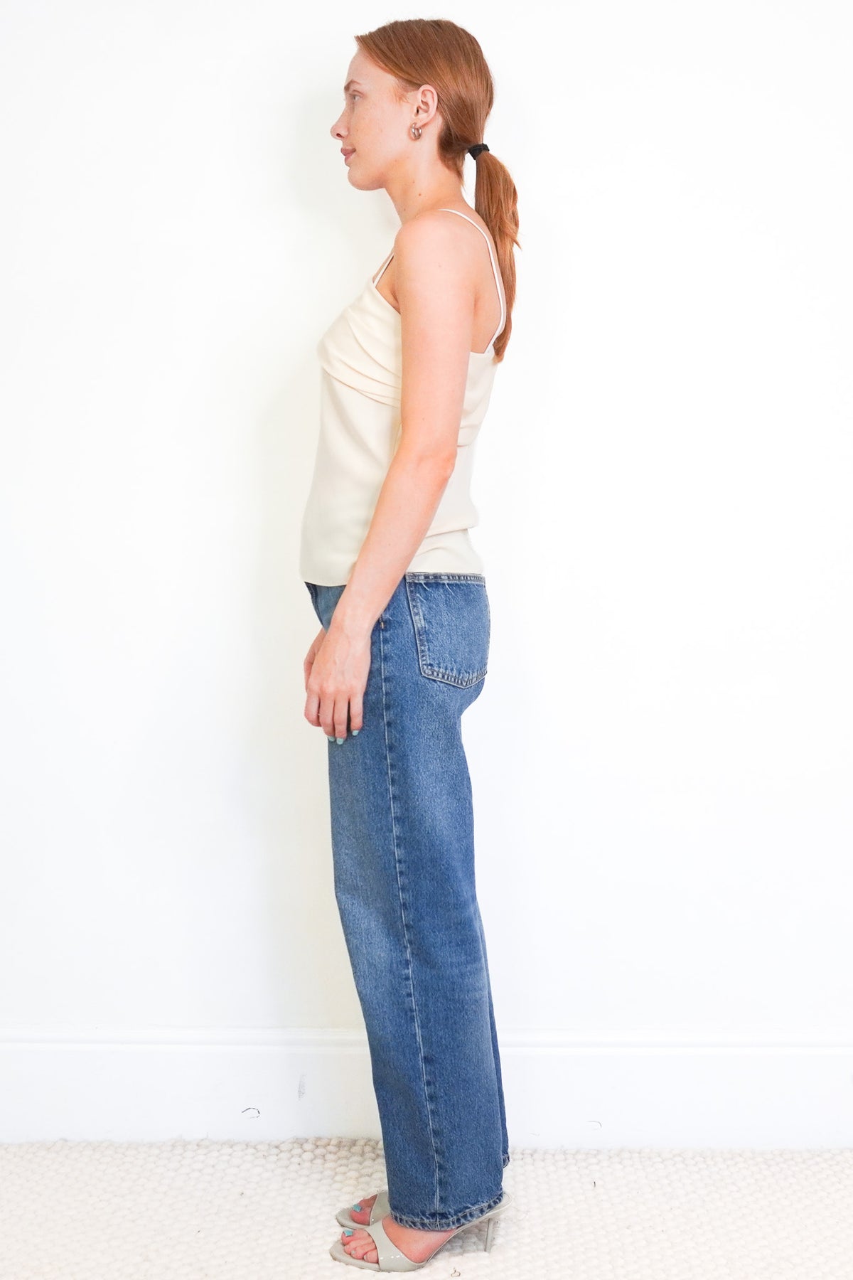 Chanel Fall One-Shoulder Silk Top | Authentic Preloved - Reloved Again