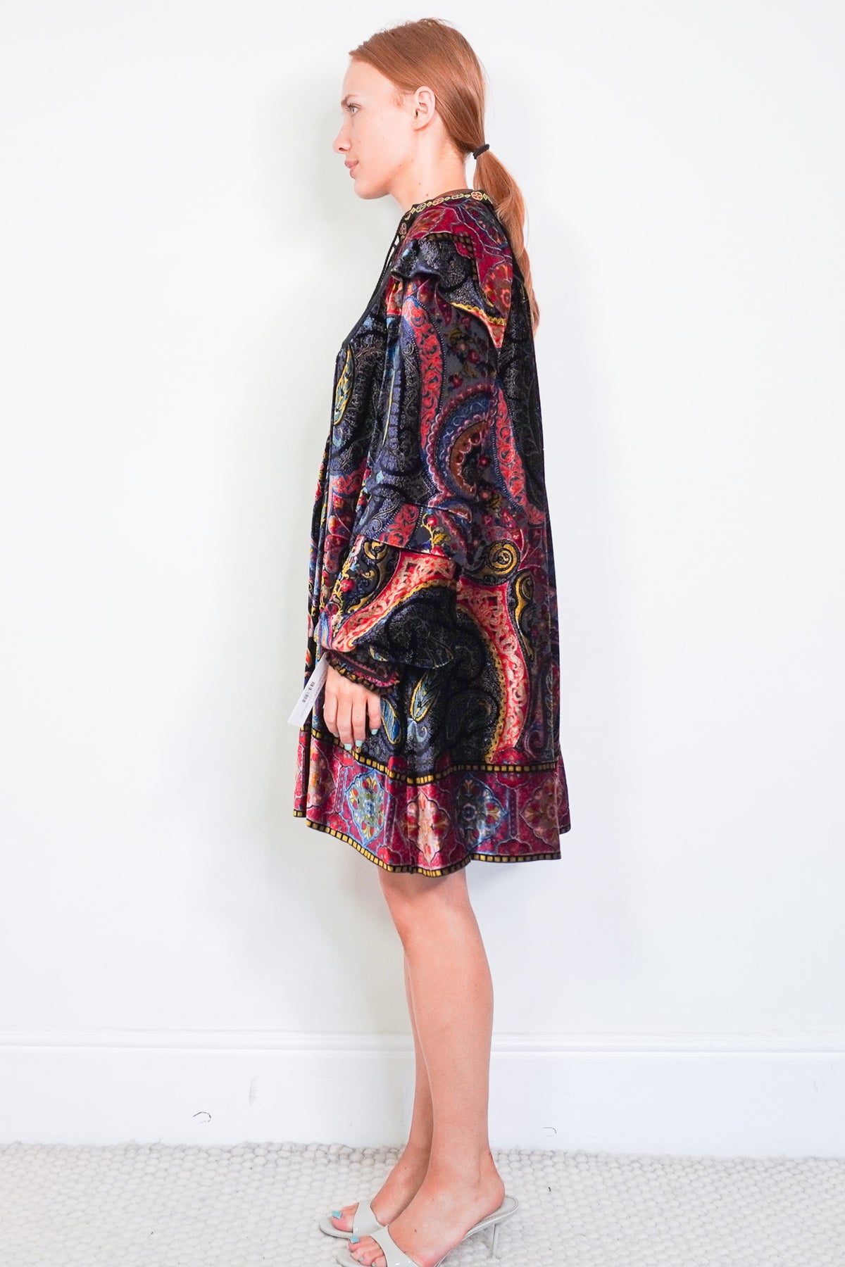 Etro Velvet Mini Dress IT44 (RRP £1800) | Authentic Preloved - Reloved Again