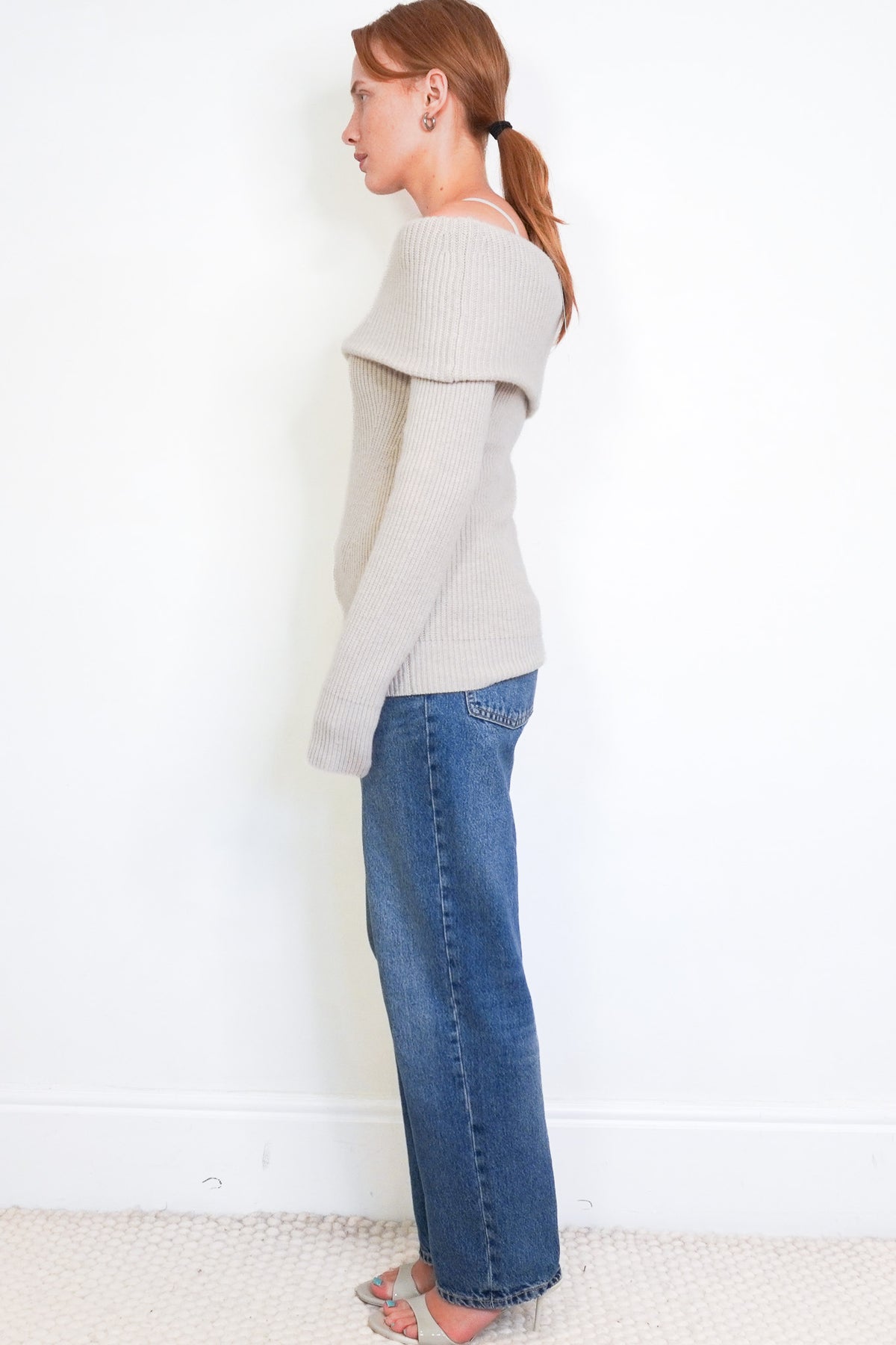 Isabel Marant Beige Off the Shoulder Sweater (RRP£900) | FINAL SALE Authentic Preloved - Reloved Again