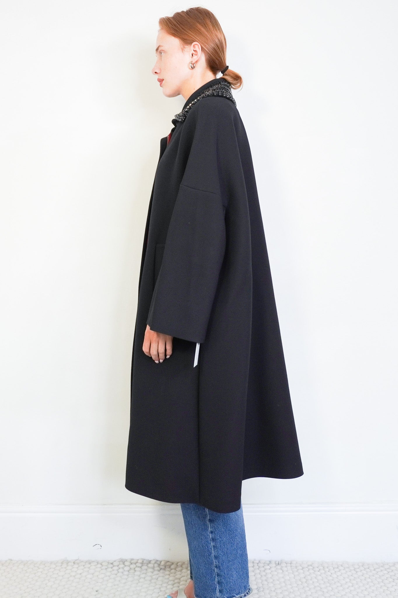 Side Image: MaxMara Atelier Black Coat