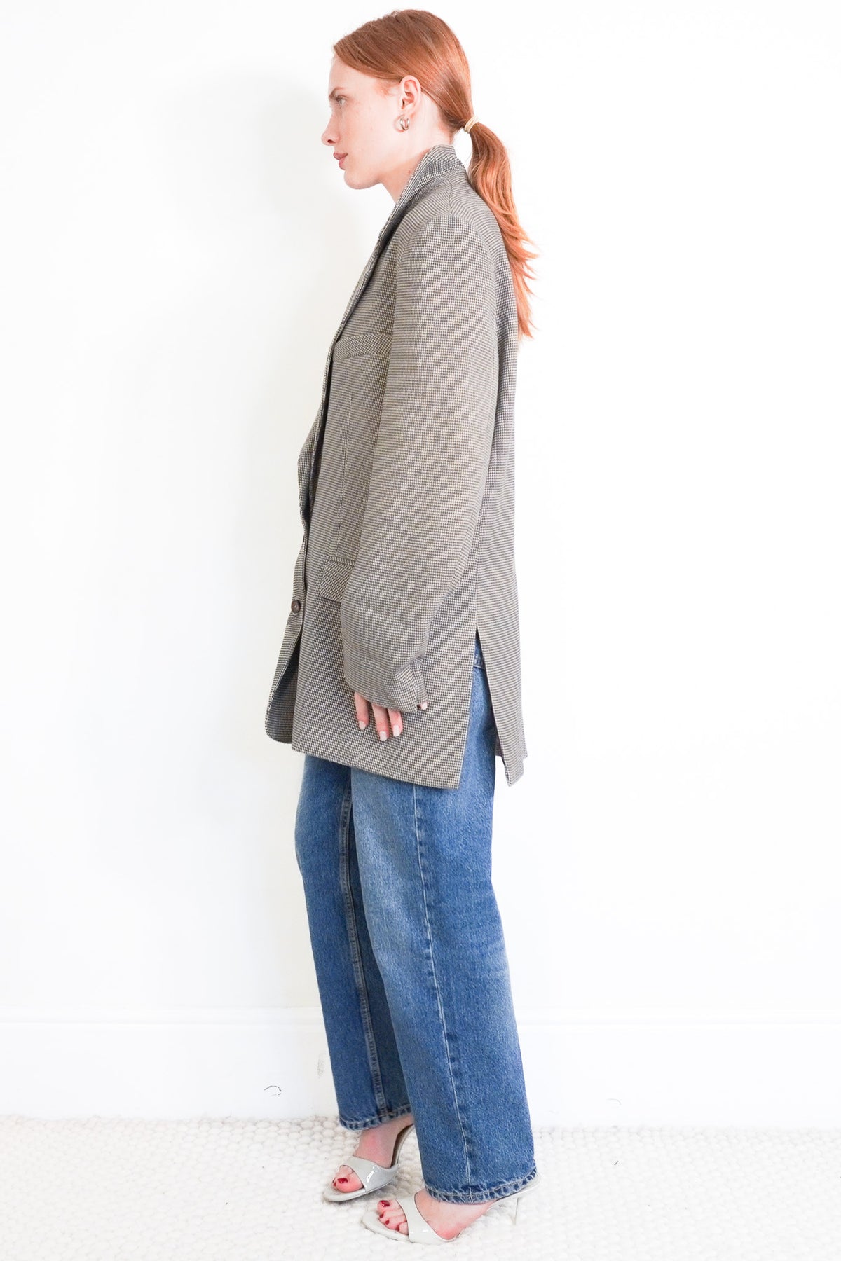 Side Image: Mes Demoiselles Houndstooth Blazer