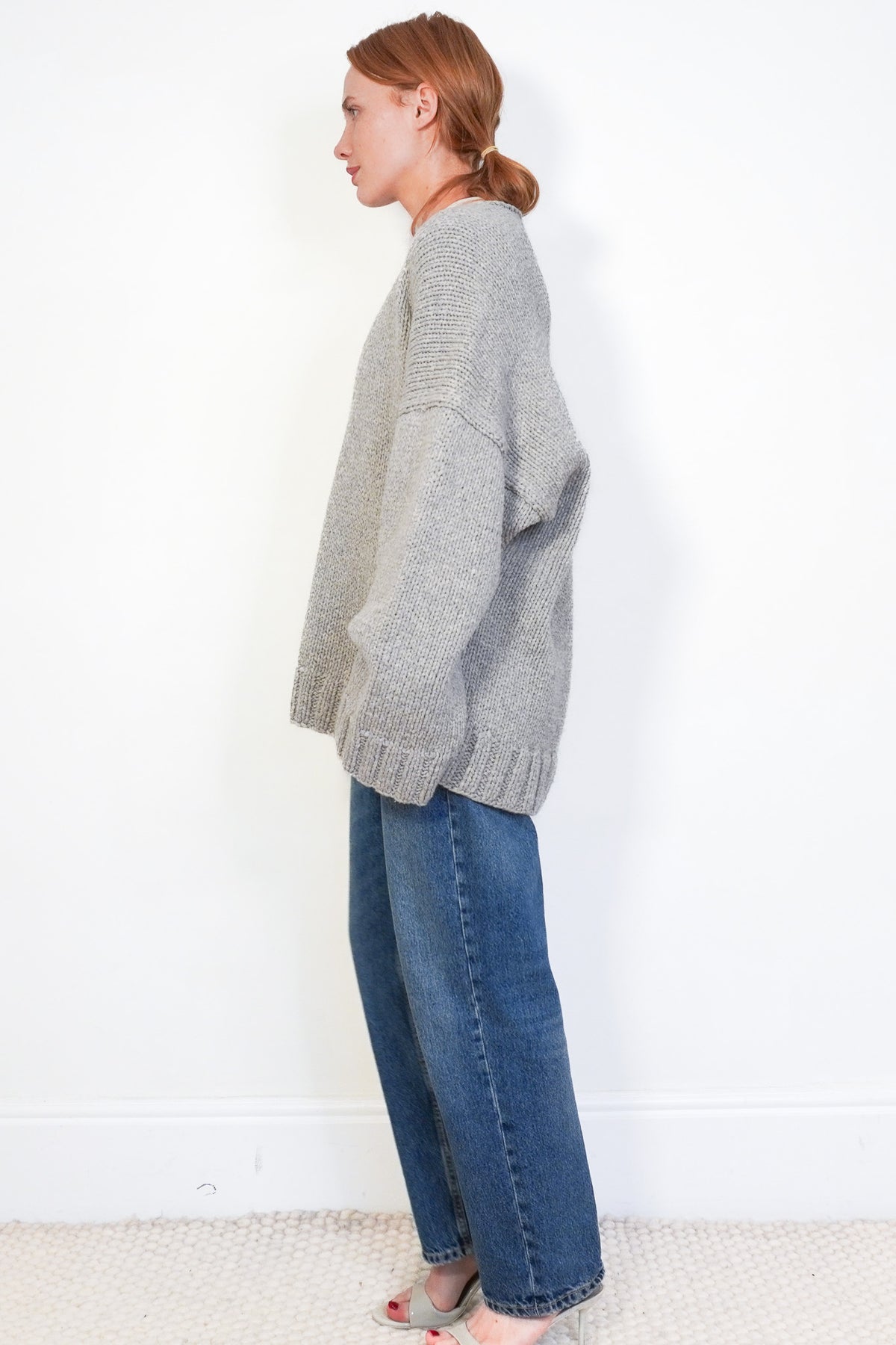 Side Image: Michael Kors Oversized Chunky Knit Jumper