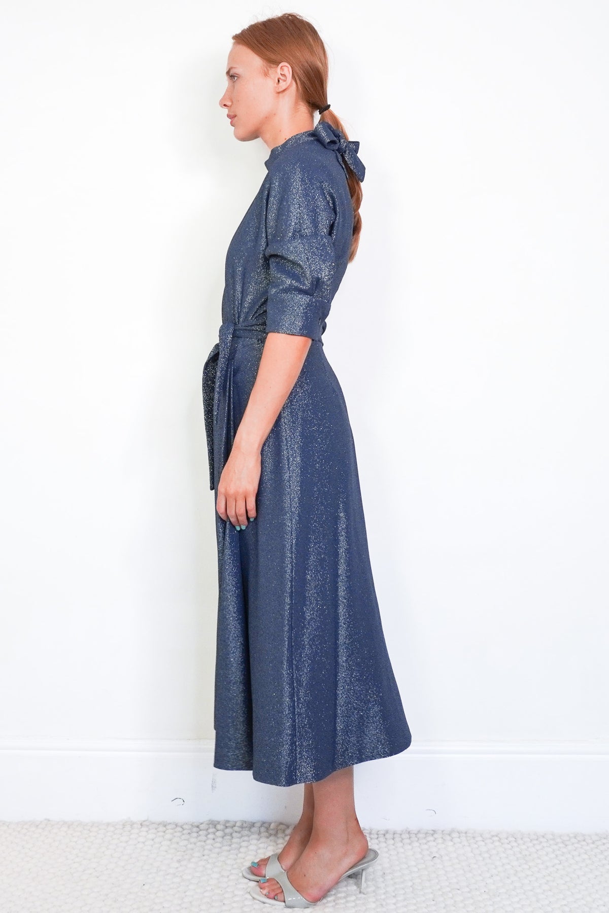 Side Image: Prada Lurex Dress
