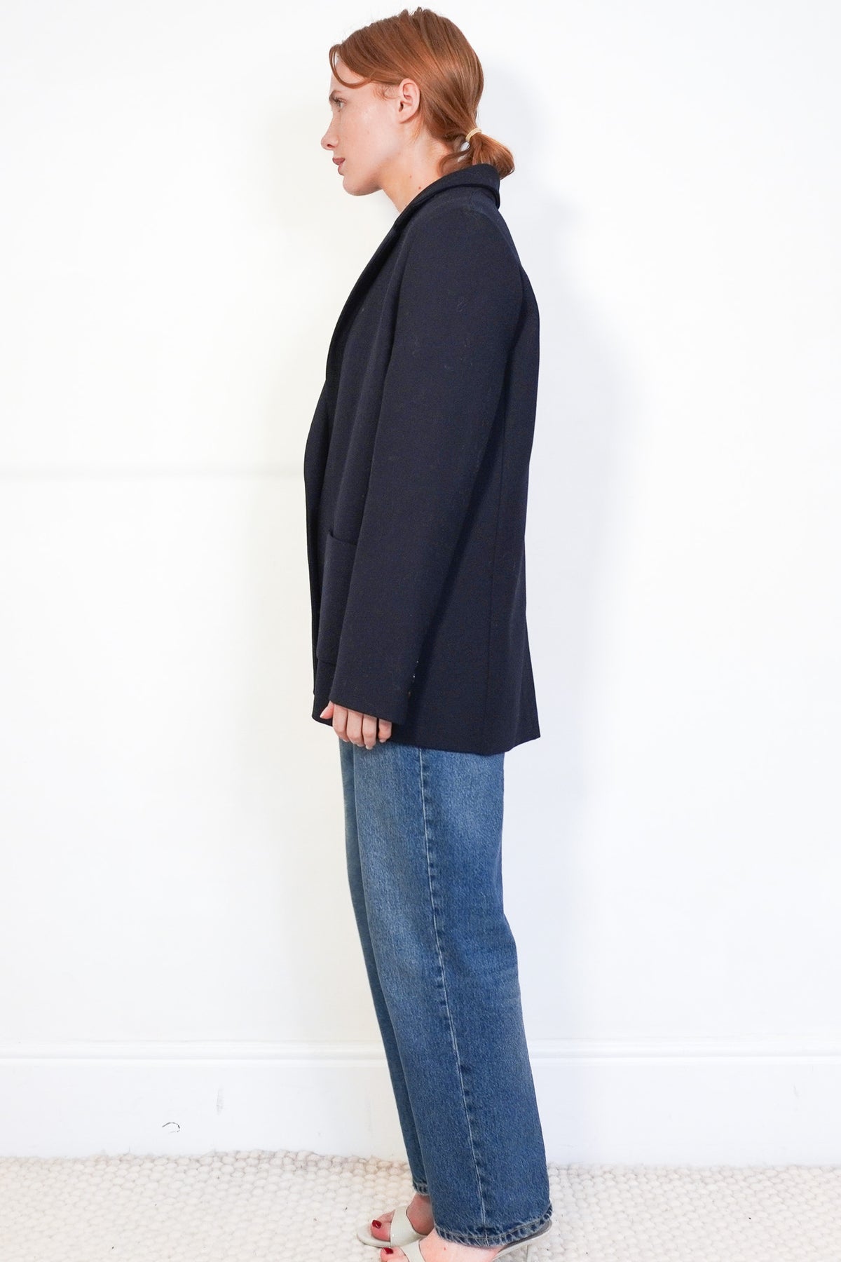 Side Image: Sezane Blazer in Navy