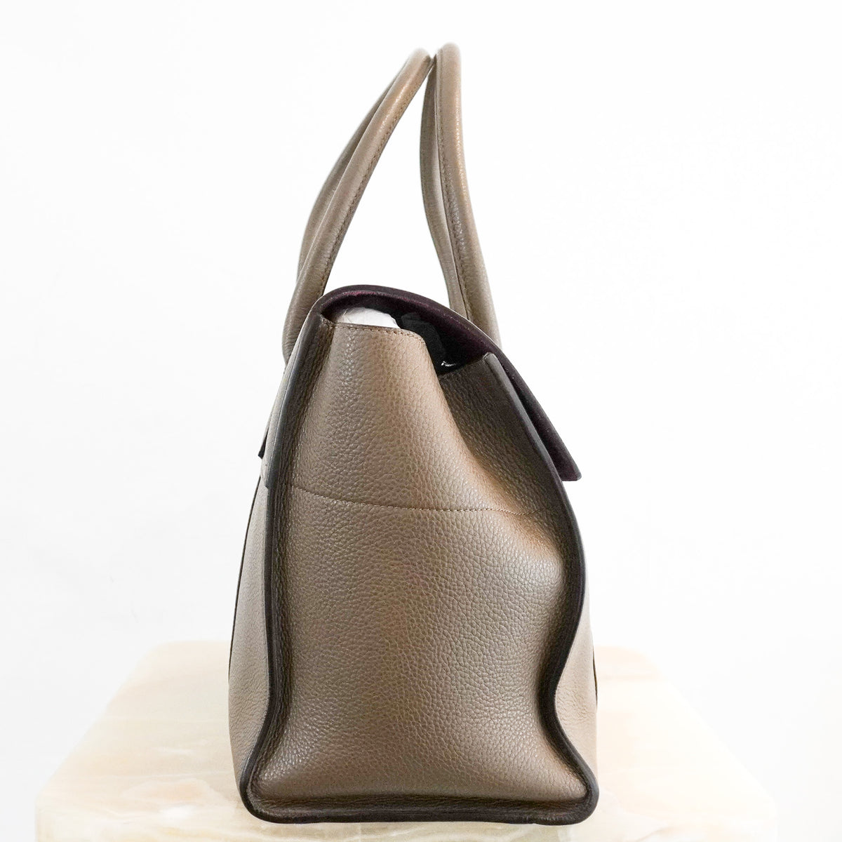 Side: Mulberry Bayswater Bag in Taupe