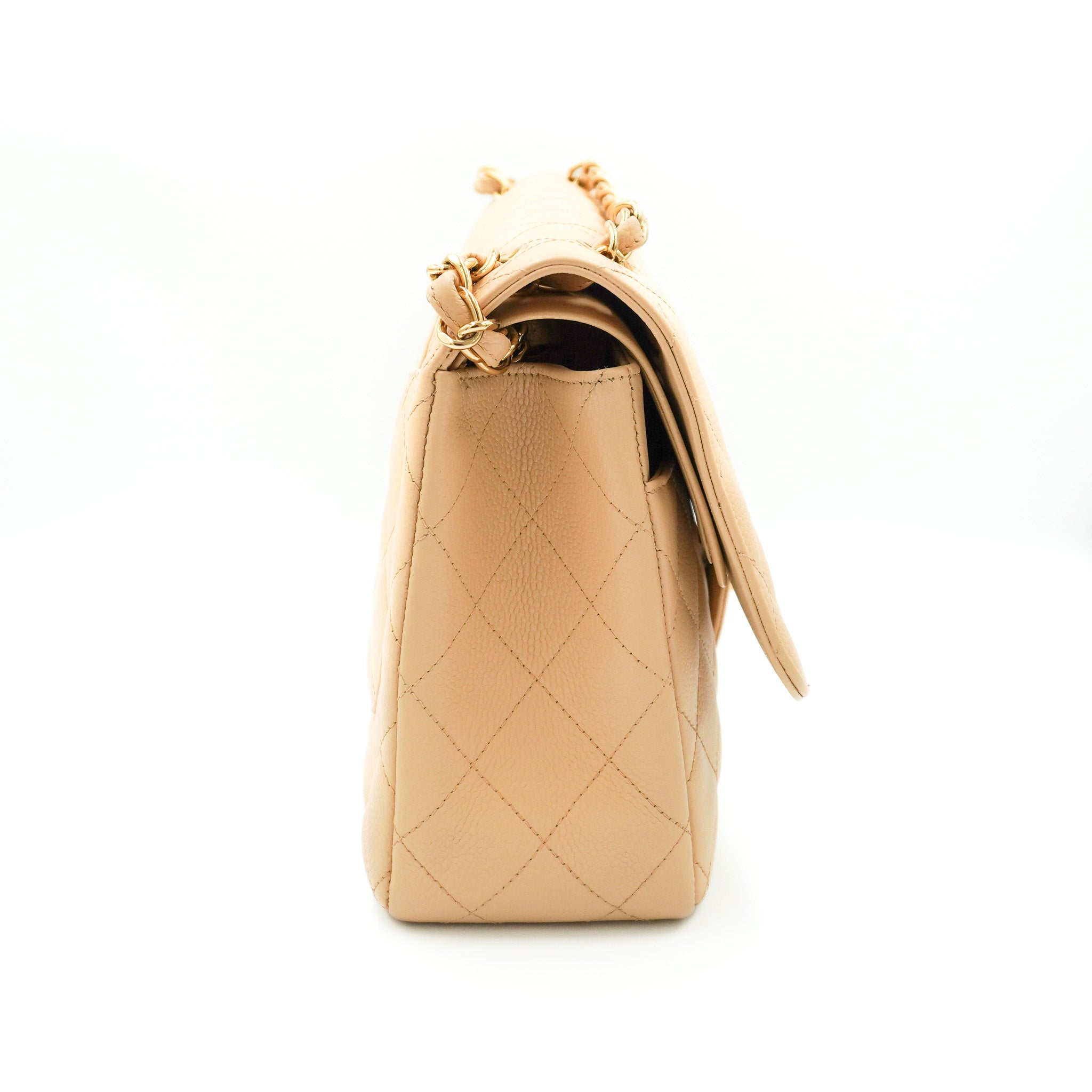 Side_Photo_Chanel_Jumbo_Classic_Double_Flap_Bag_in_Beige_Caviar_Leather