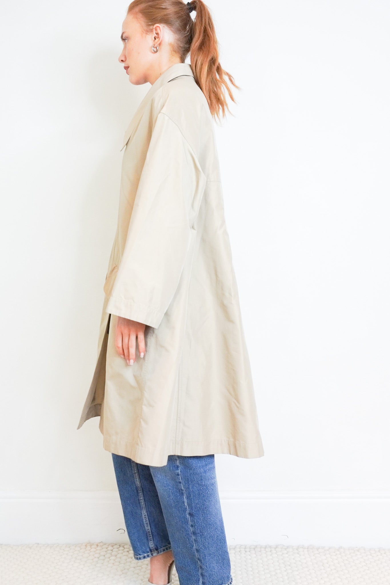 Vintage Chanel Swing Trench Coat RRP £1000 | Authentic Preloved - Reloved Again