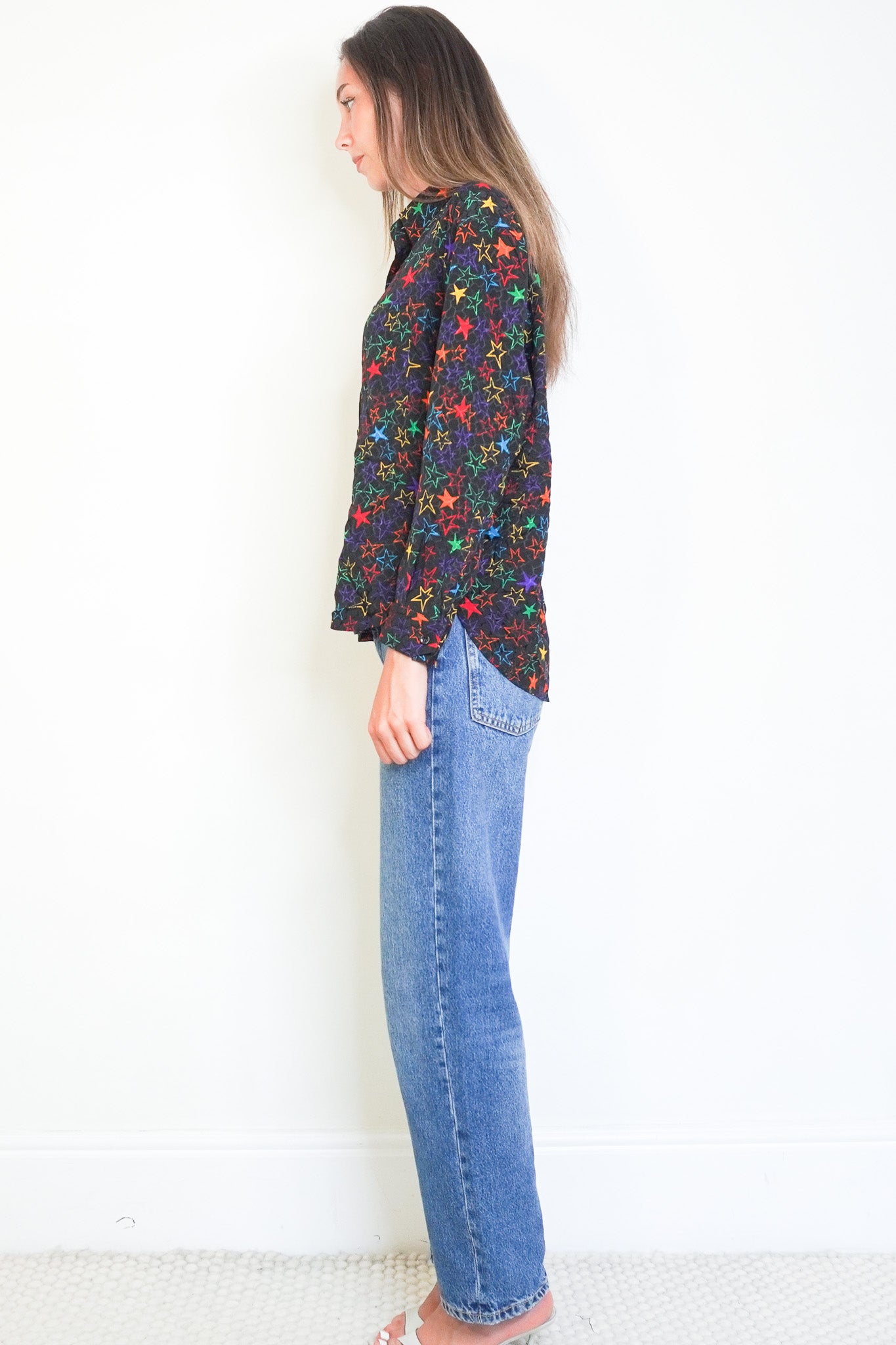 Side image Saint Laurent Star Blouse