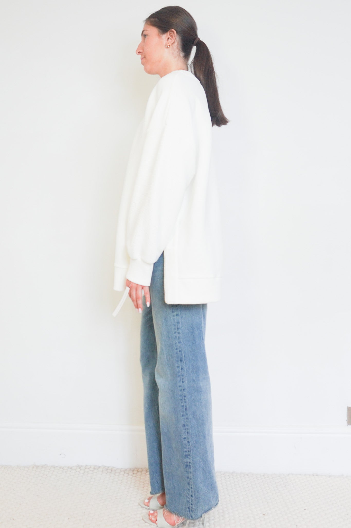 Side image Varley White Jumper