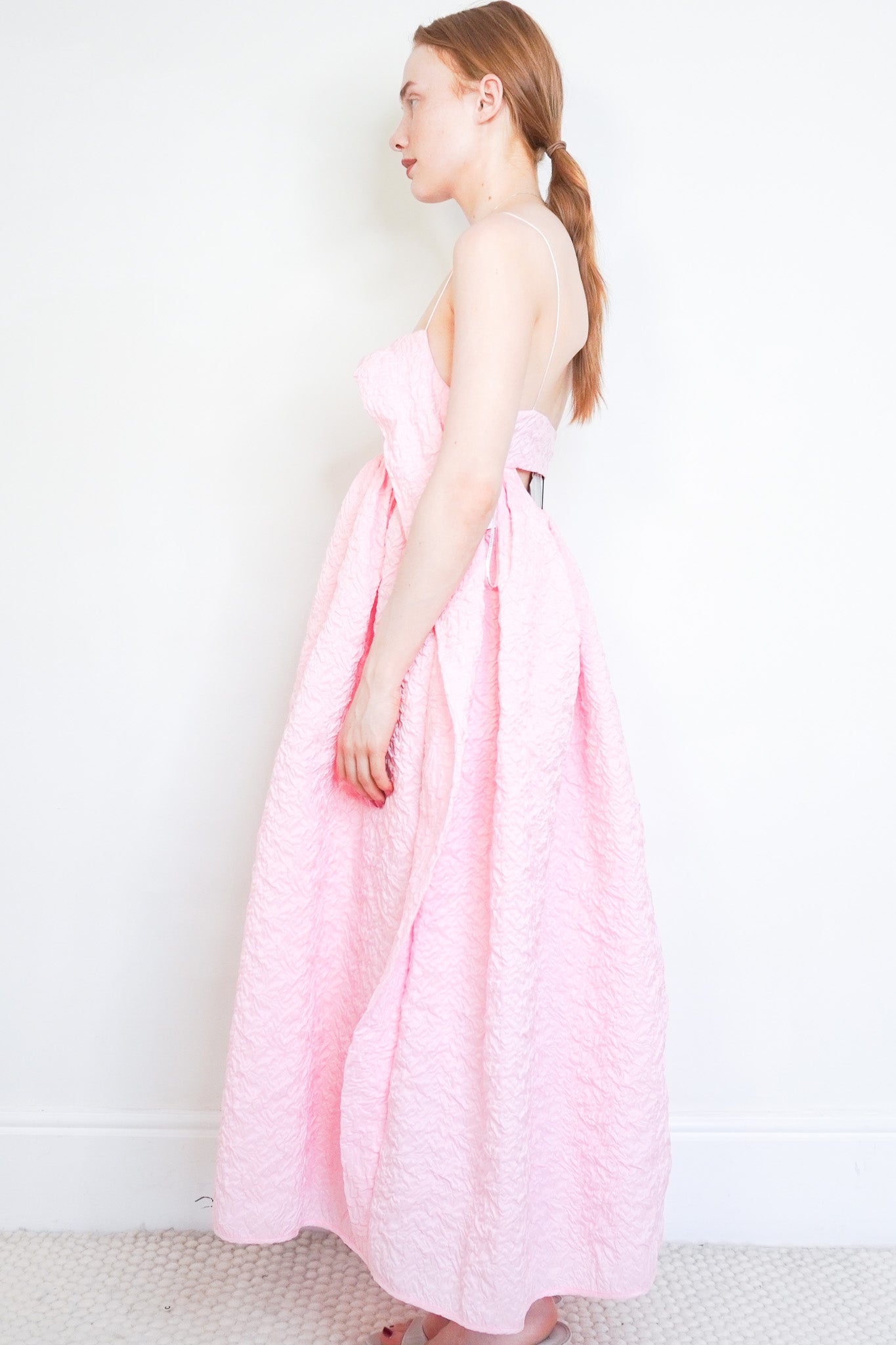 New Cecilie Bahnsen Pink Susa Dress (RRP £1200) | Authentic Preloved - Reloved Again