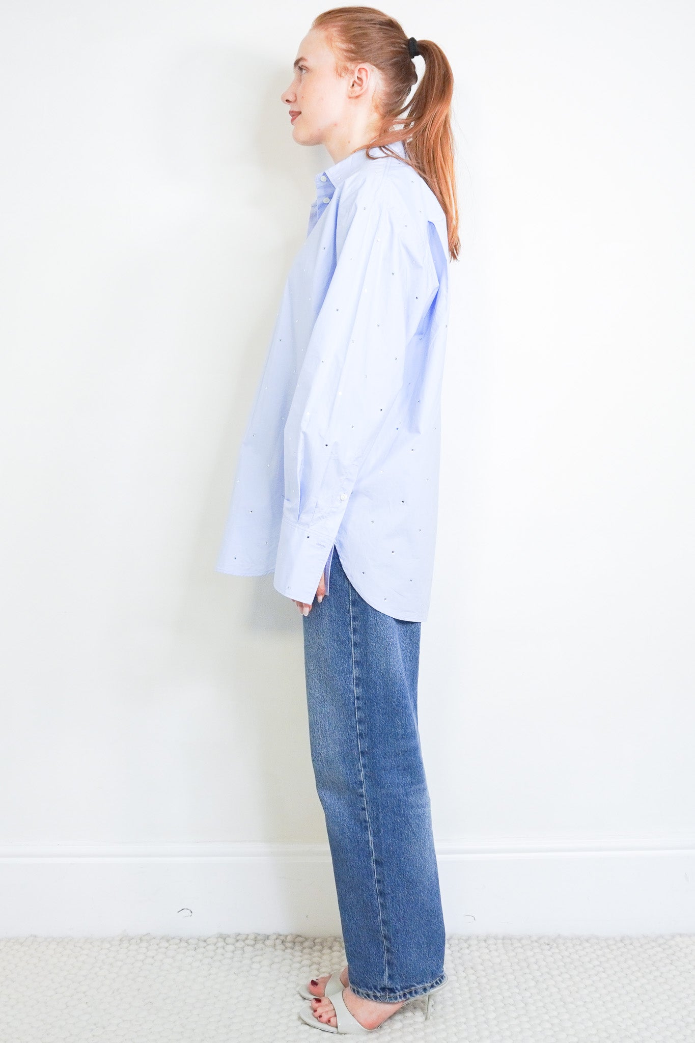 Side image of the Frame Embellished Shirt