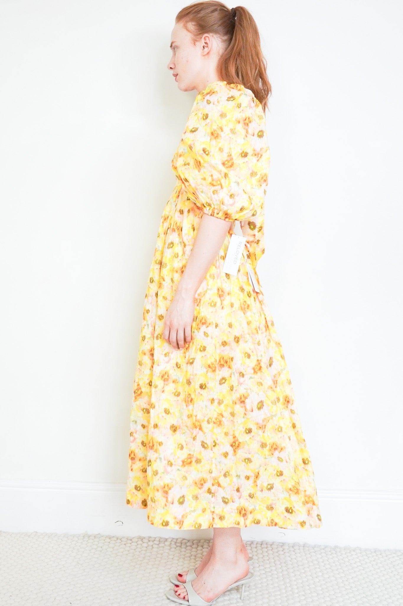 Zimmermann Open Back Yellow Dress RRP £700 | Authentic Preloved - Reloved Again