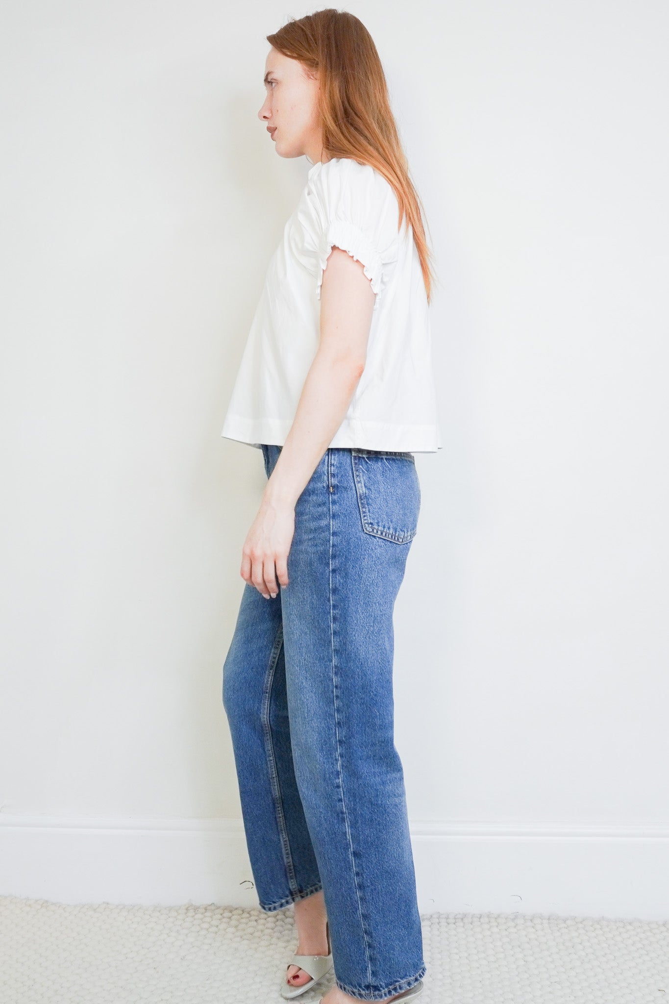 Side picture of the Simone Rocha White Blouse