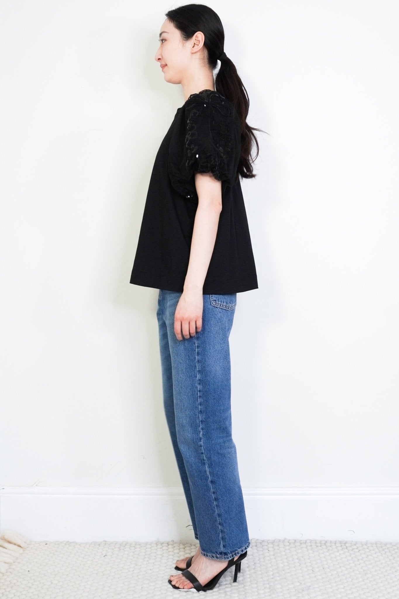 Simone Rocha Black Sequin Top RRP £650 | Authentic Preloved - Reloved Again