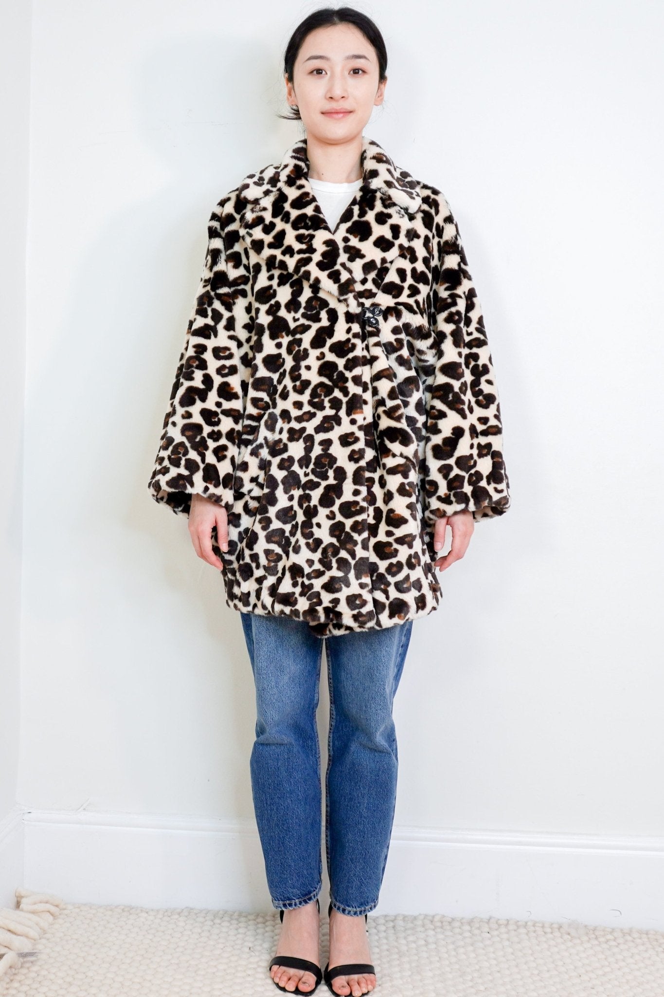 Sonia by Sonia Rykiel Faux Fur Leopard Coat RRP £700 | Authentic Preloved - Reloved Again