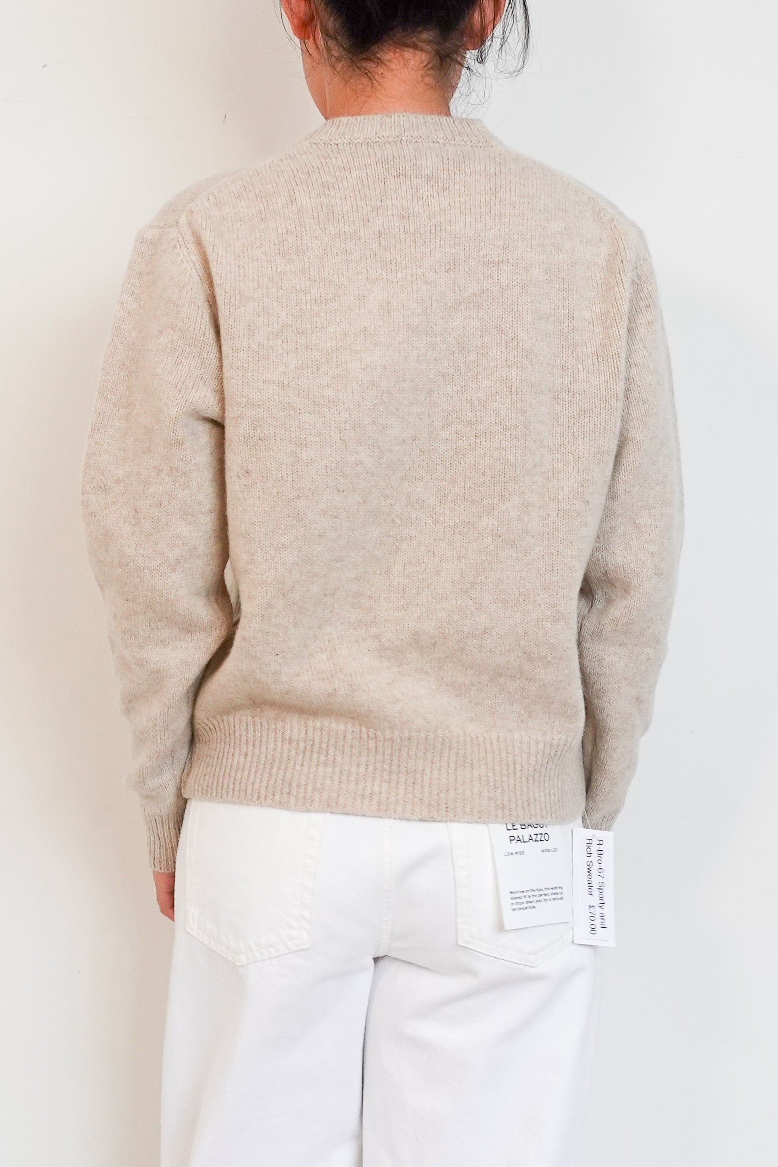 Sporty-and-Rich-comfy-wool-cream-sweater-with-embroidered-logo-back-picture