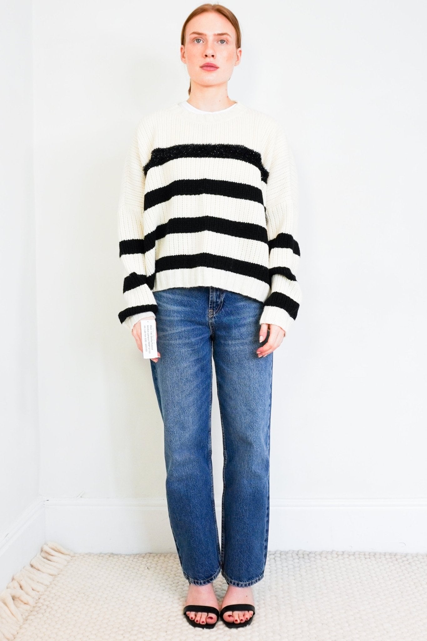Stella Forest Cream and Black Breton Sweater RRP £250 | Authentic Preloved - Reloved Again