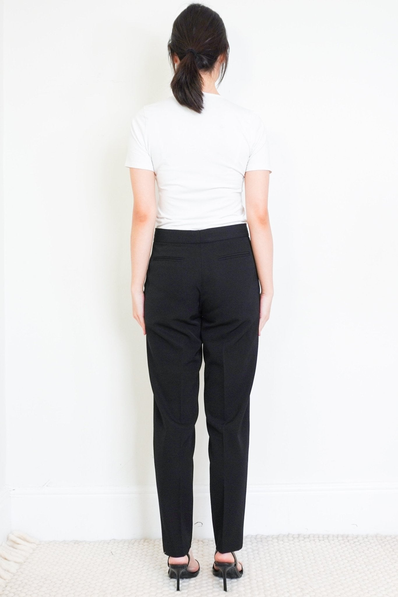 Stella McCartney Black Wool Trousers RRP £380 | Authentic Preloved - Reloved Again