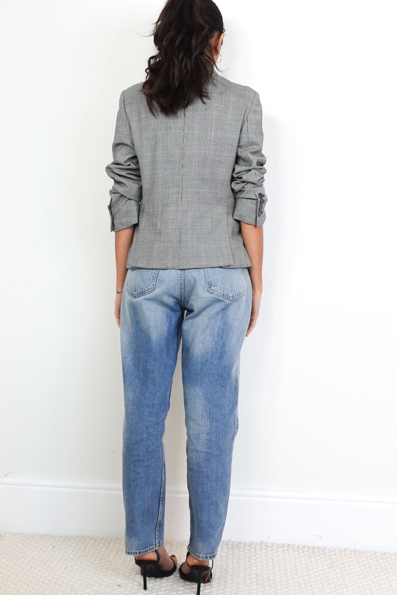 Stella McCartney Grey Houndstooth Blazer RRP £1000 | Authentic Preloved - Reloved Again