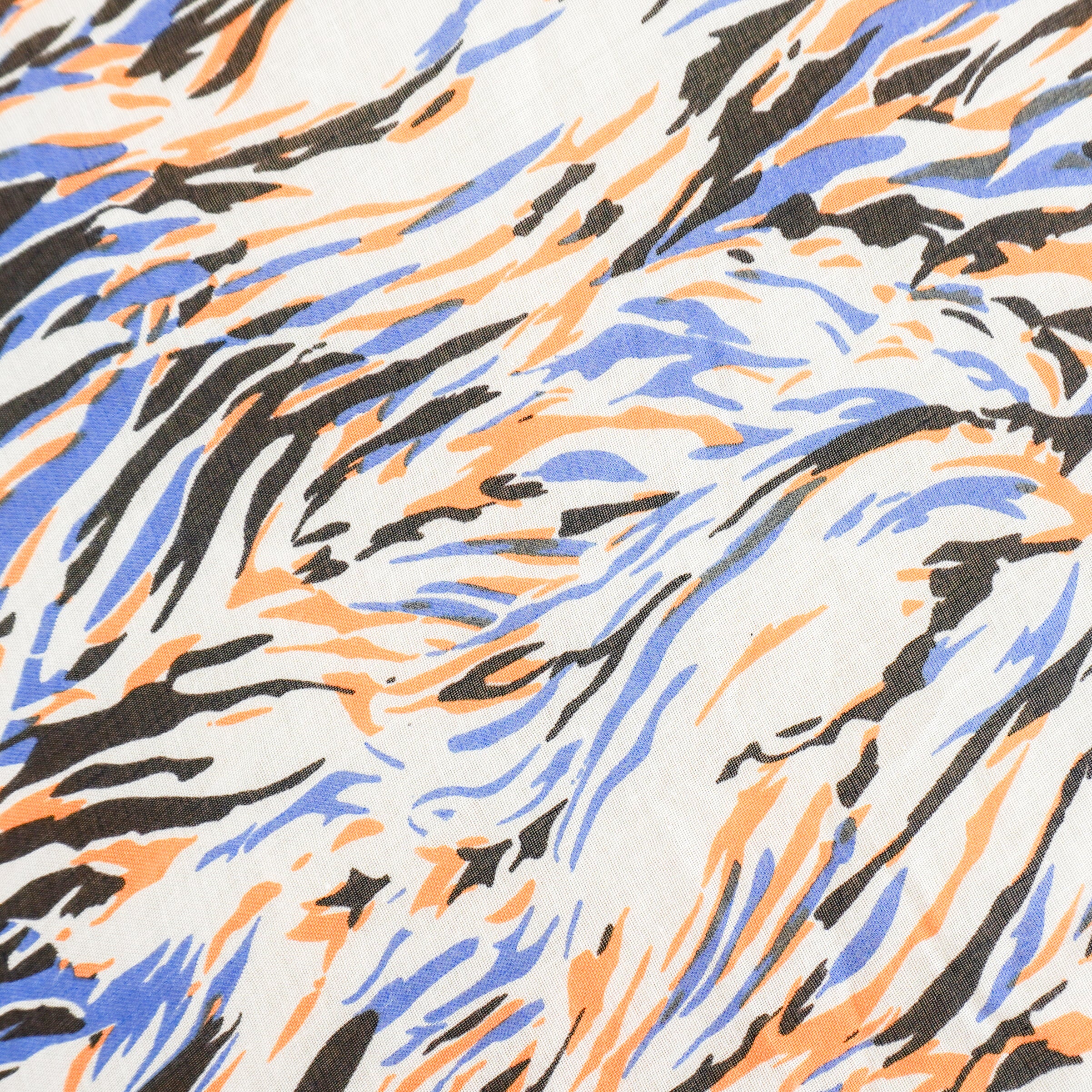 Stella-McCartney-Multicolour-Zebra-Print-Scarf-pattern-picture-Chelsea-London