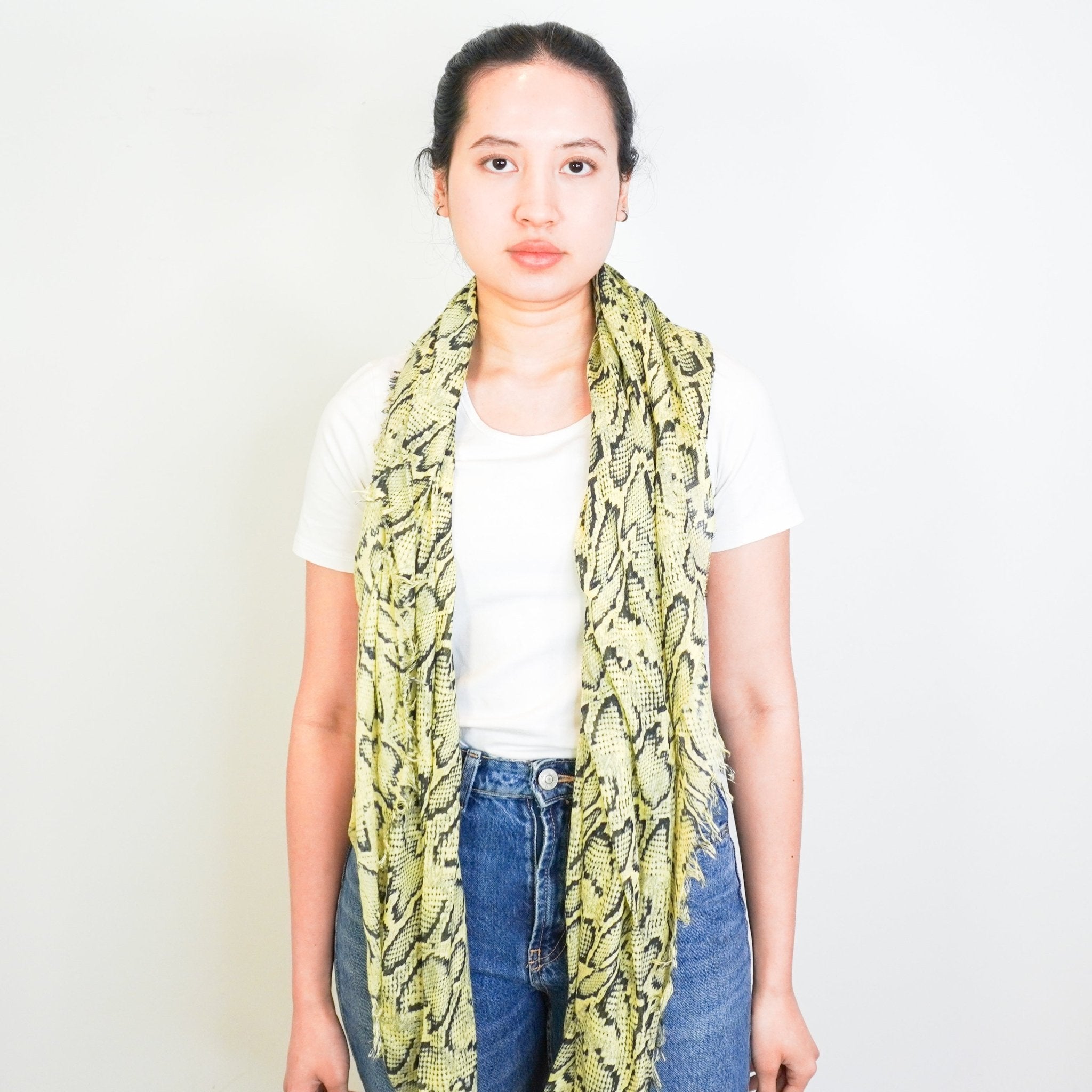 Stella McCartney Snakeskin Print Scarf RRP £295 | Authentic Preloved FINAL SALE - Reloved Again