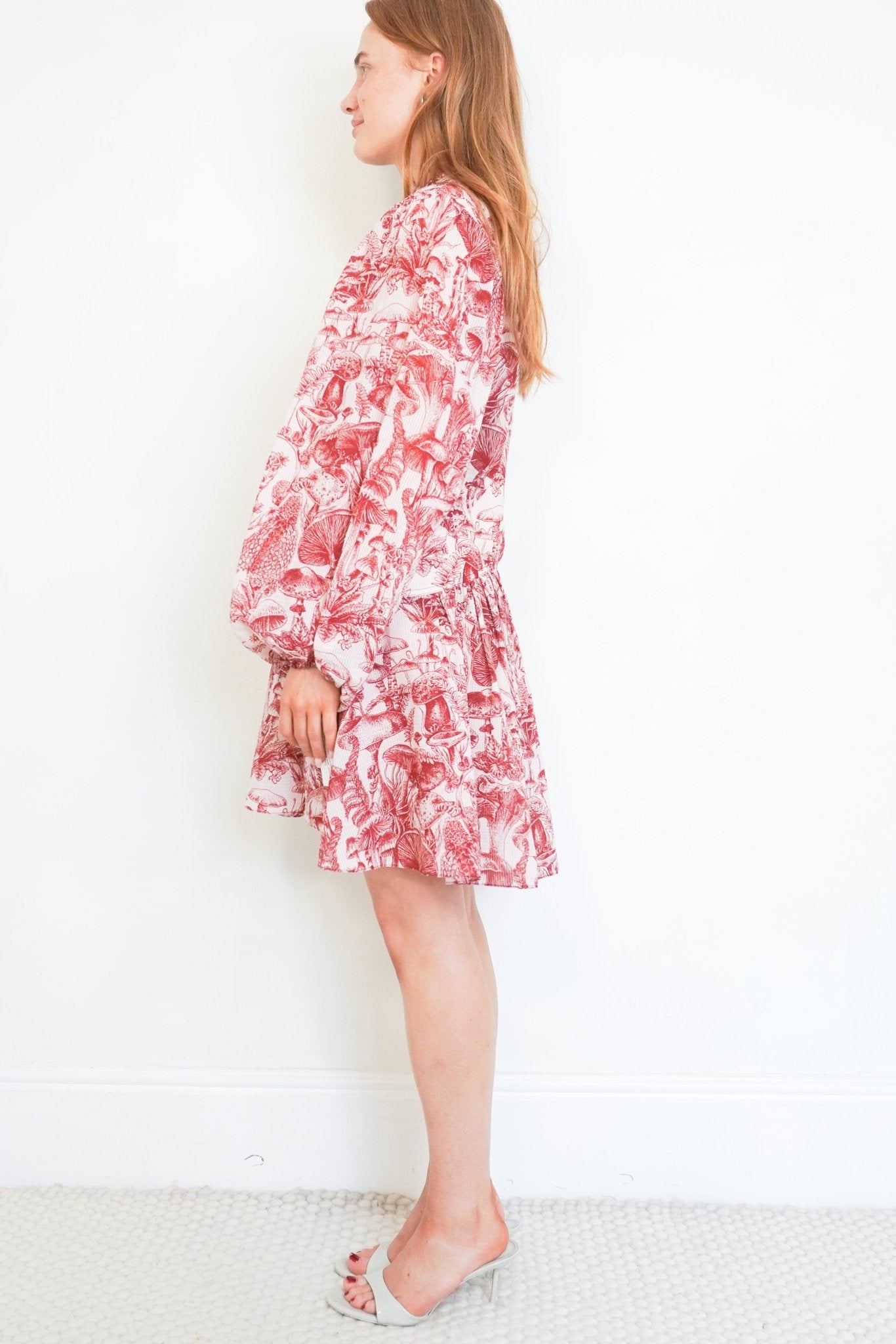 Stella McCartney Pink Mushroom Print Mini Dress (RRP £680) | Authentic Preloved - Reloved Again