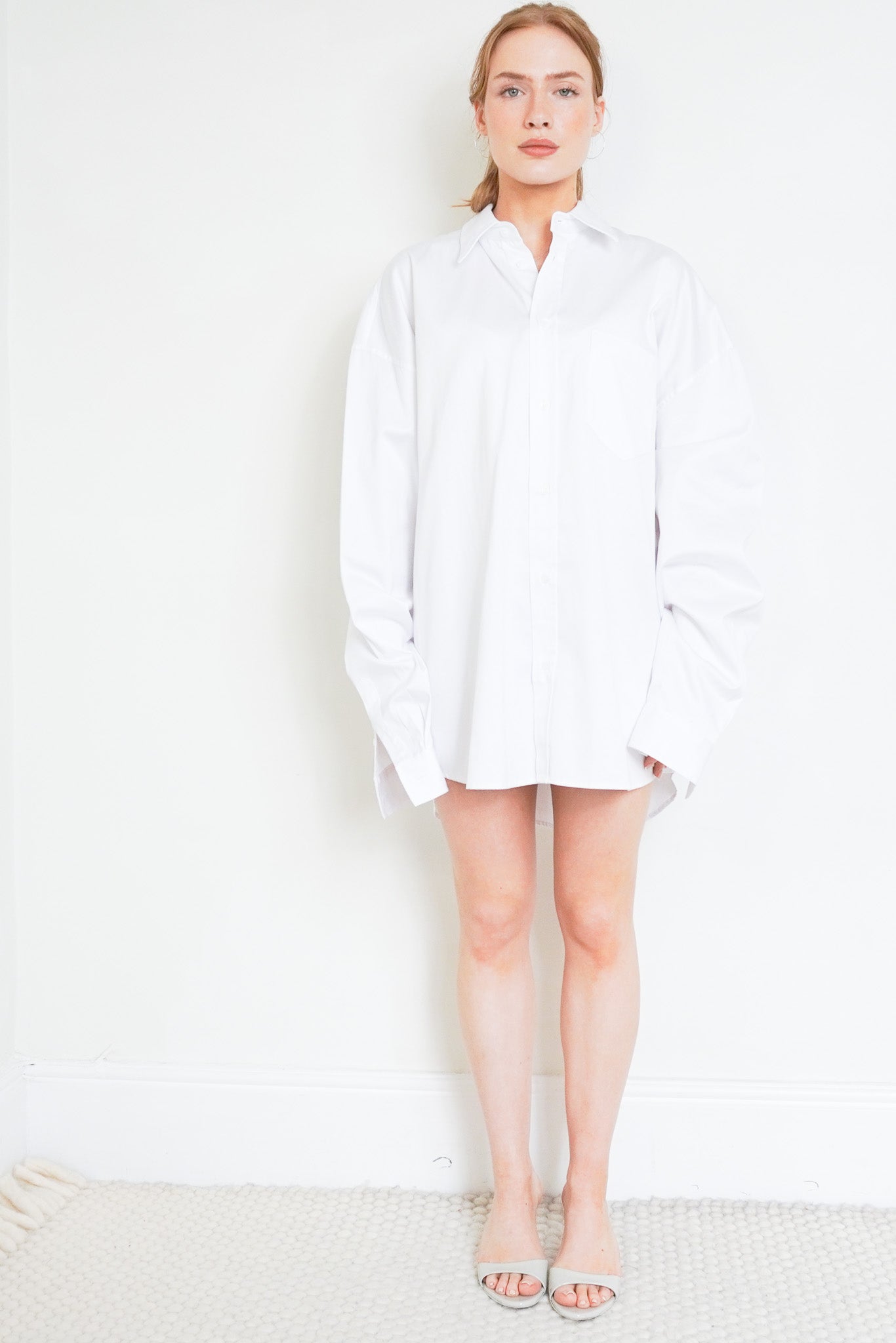 The-Frankie-Shop-White-Bloom-Midi-Shirt-Dress-Front-Picture-Chelsea-London