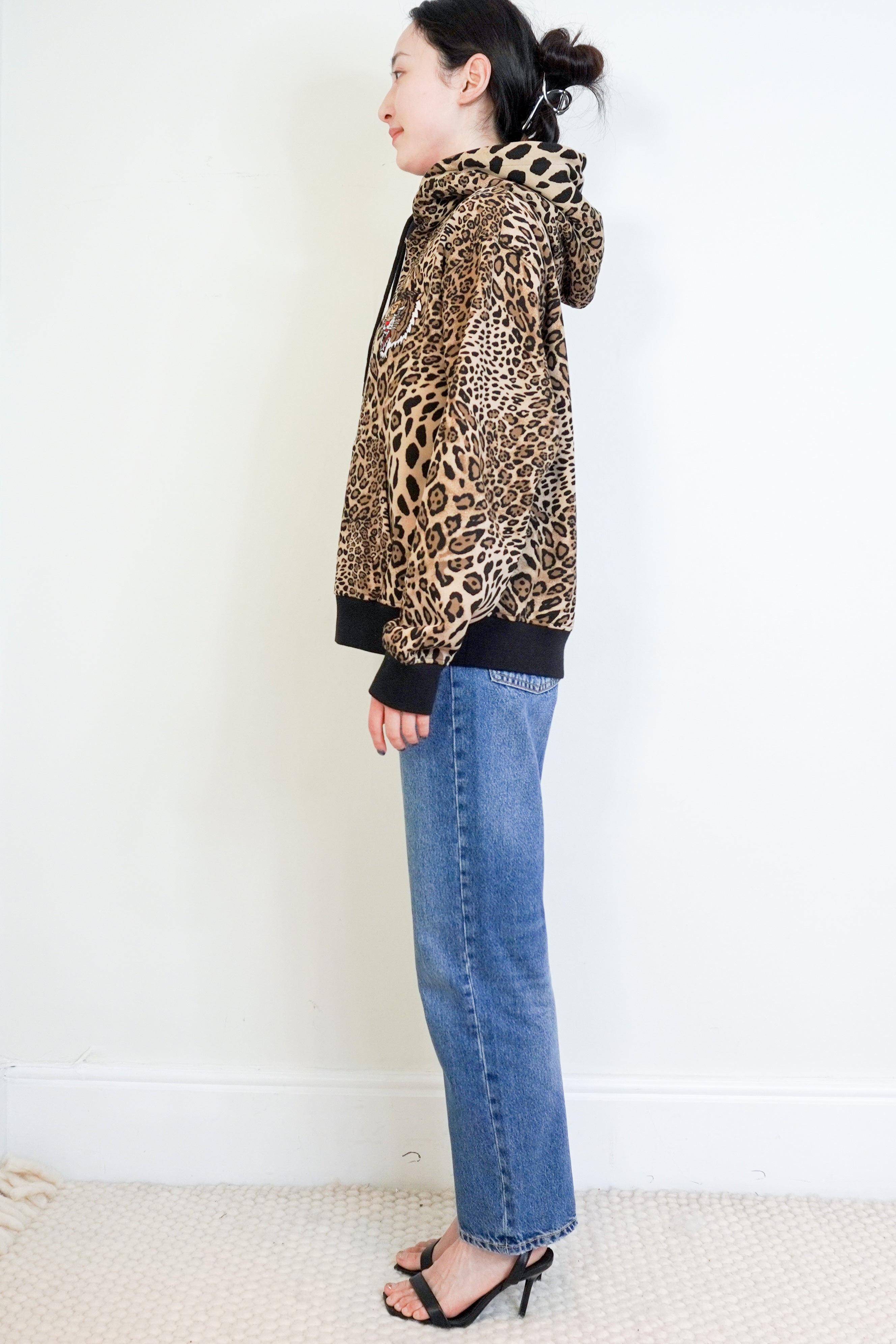 The-Kooples-Leopard-Print-Hoodie-side-picture-Chelsea-London