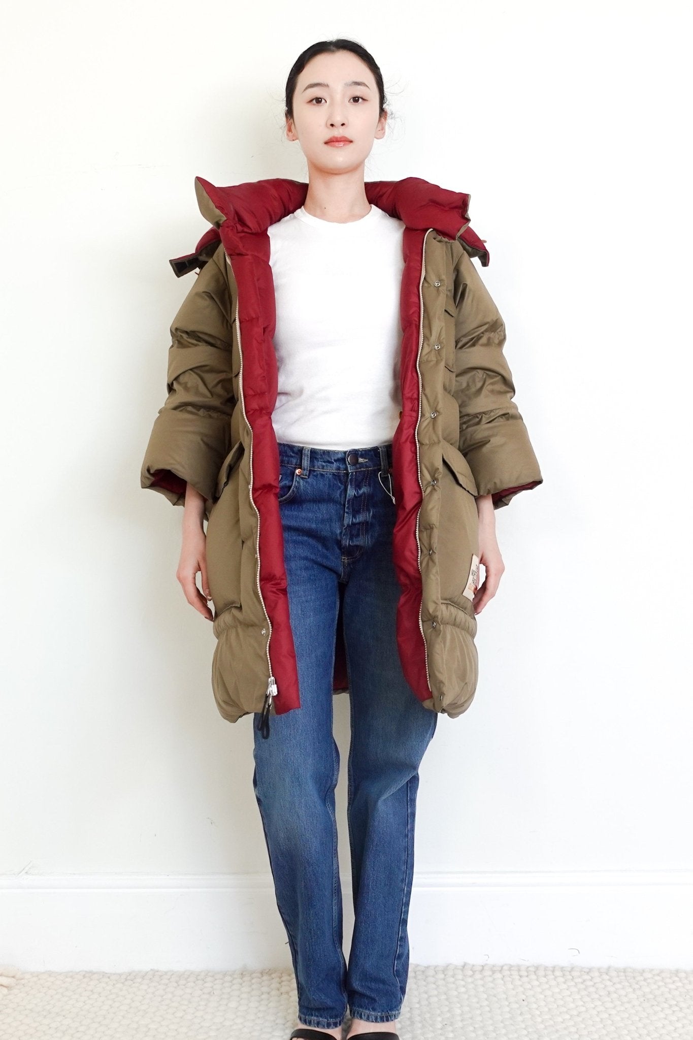 The North Face X Gucci Khaki Oversized Down Parka RRP £2500 | Authentic Preloved - Reloved Again