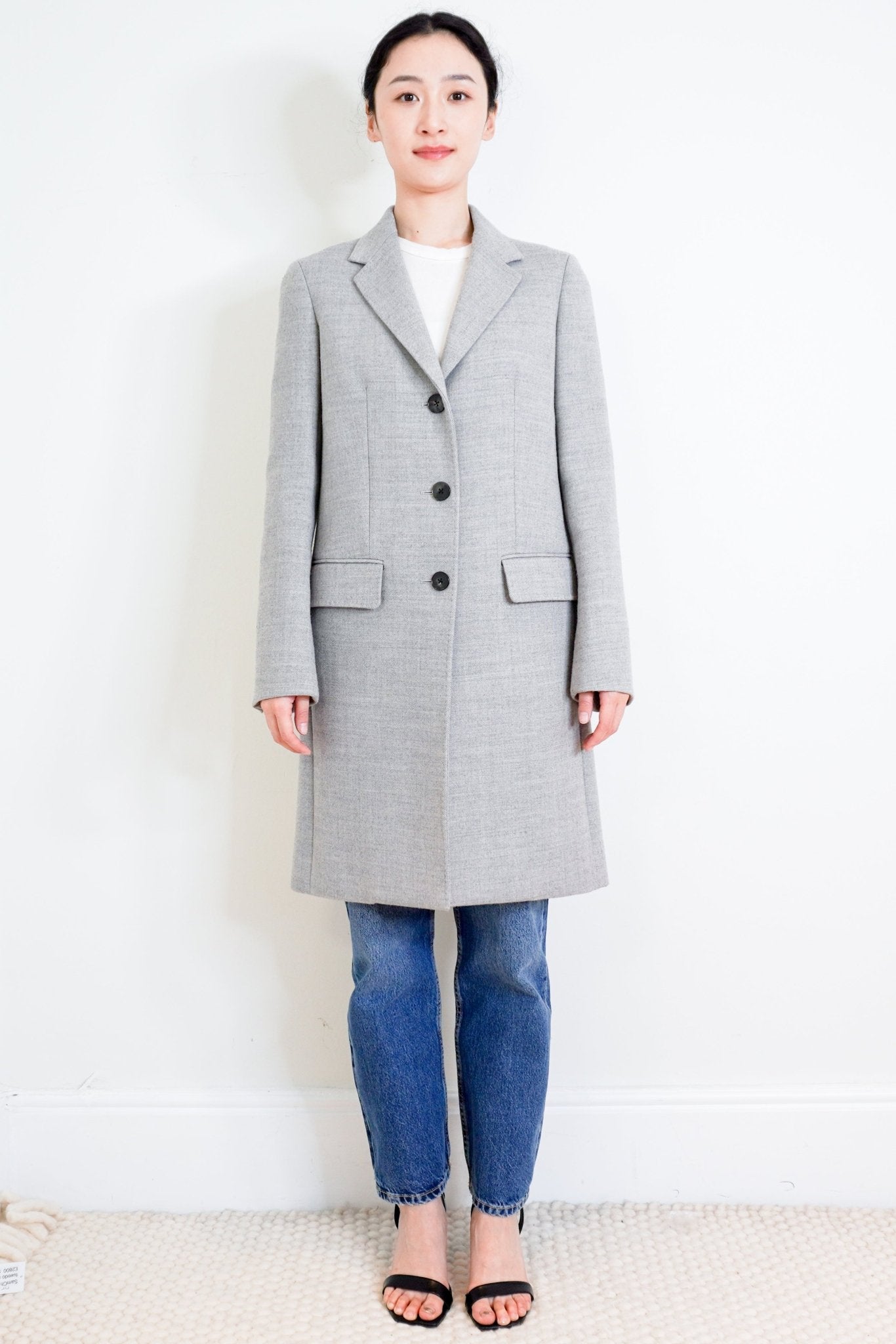 The Row Grey Wool Coat RRP £2500 | Authentic Preloved - Reloved Again