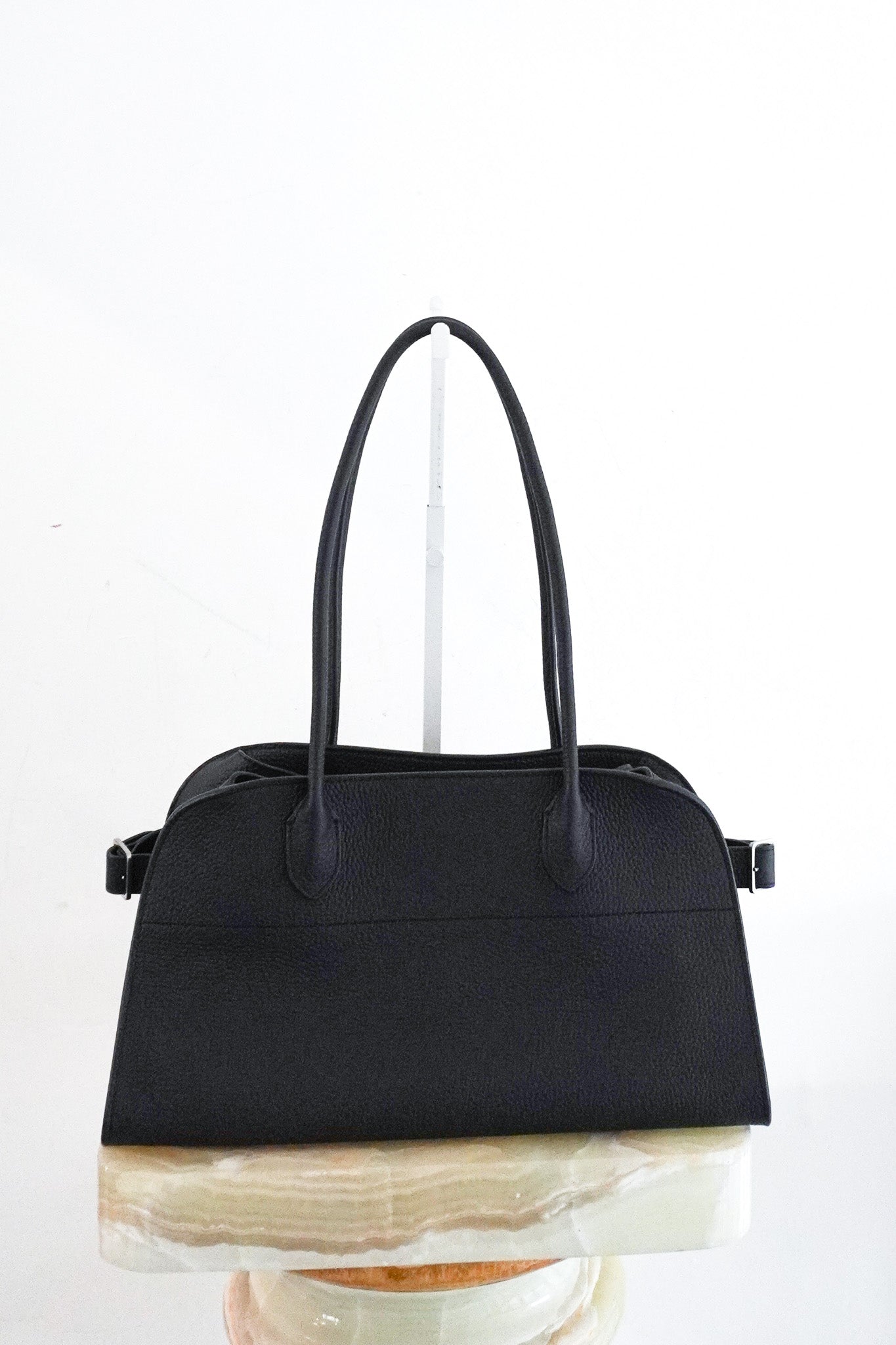 The Row Margaux 12 Marine Shoulder Bag RRP £4540 | Authentic Preloved - Reloved Again