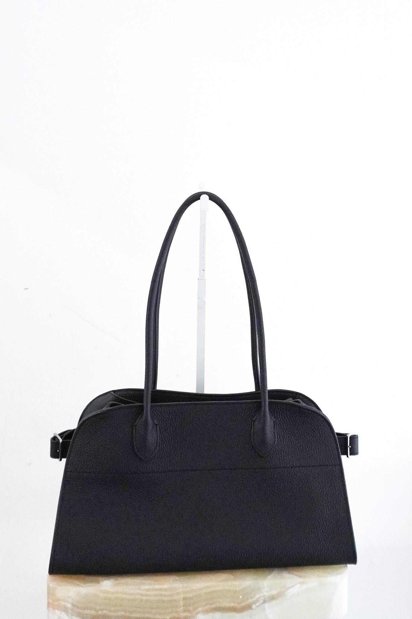 The Row Margaux 12 Marine Shoulder Bag RRP £4540 | Authentic Preloved - Reloved Again