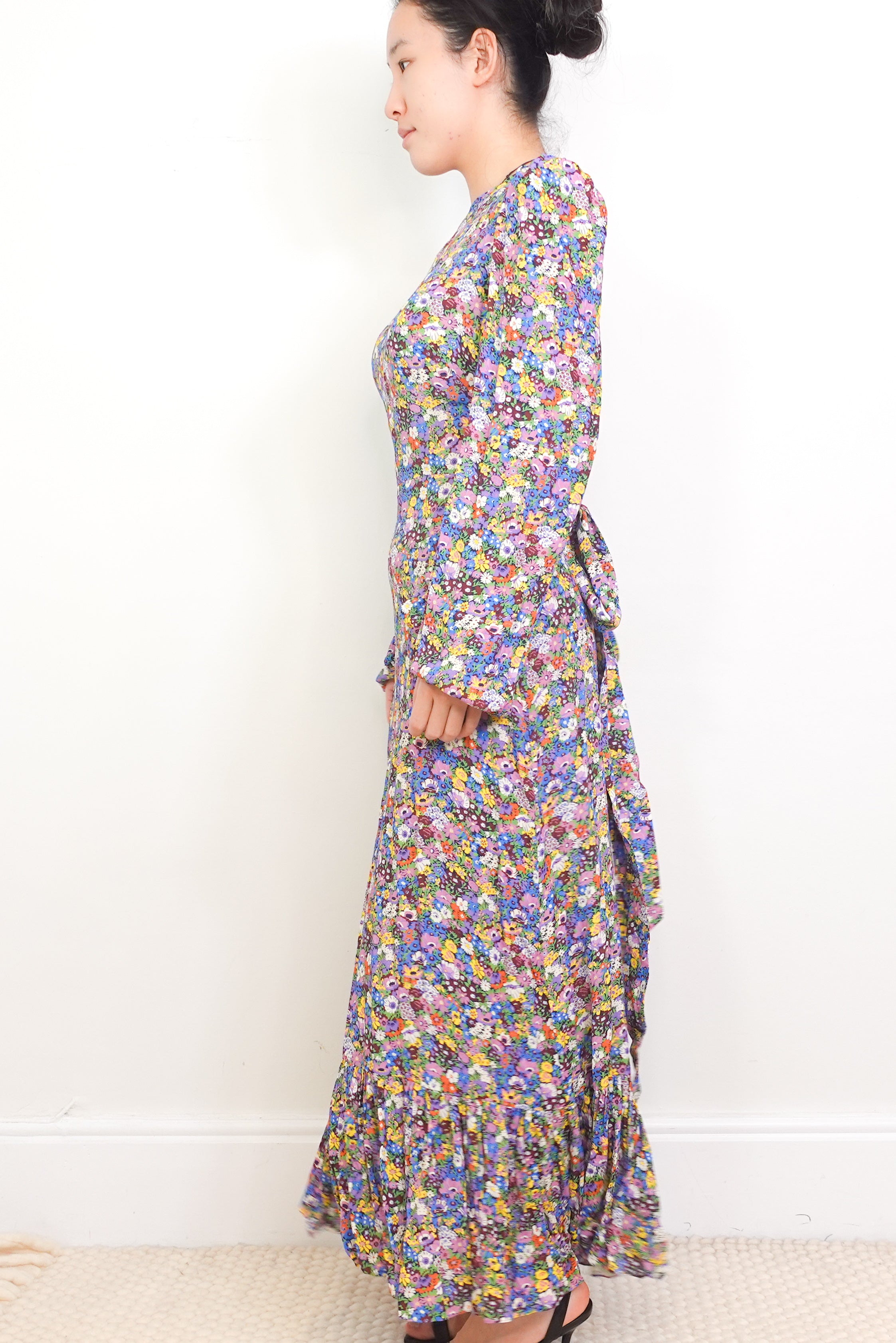 The-Vampire's-Wife-Multicolour-Floral-Maxi-Dress-side-picture-Chelsea-London