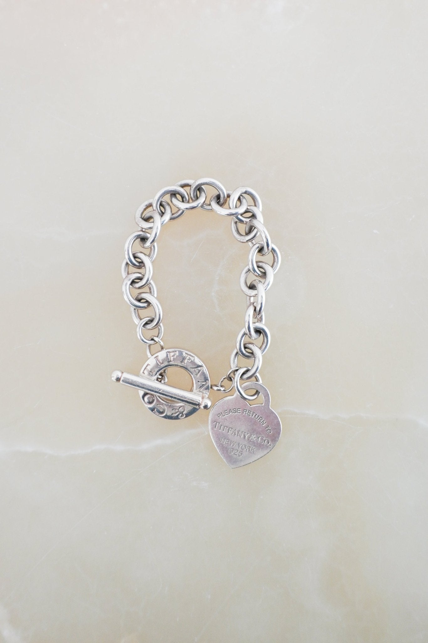 Tiffany & Co. Small Return to Tiffany Heart Tag Toggle Bracelet RRP £775 | Authentic Preloved FINAL SALE - Reloved Again