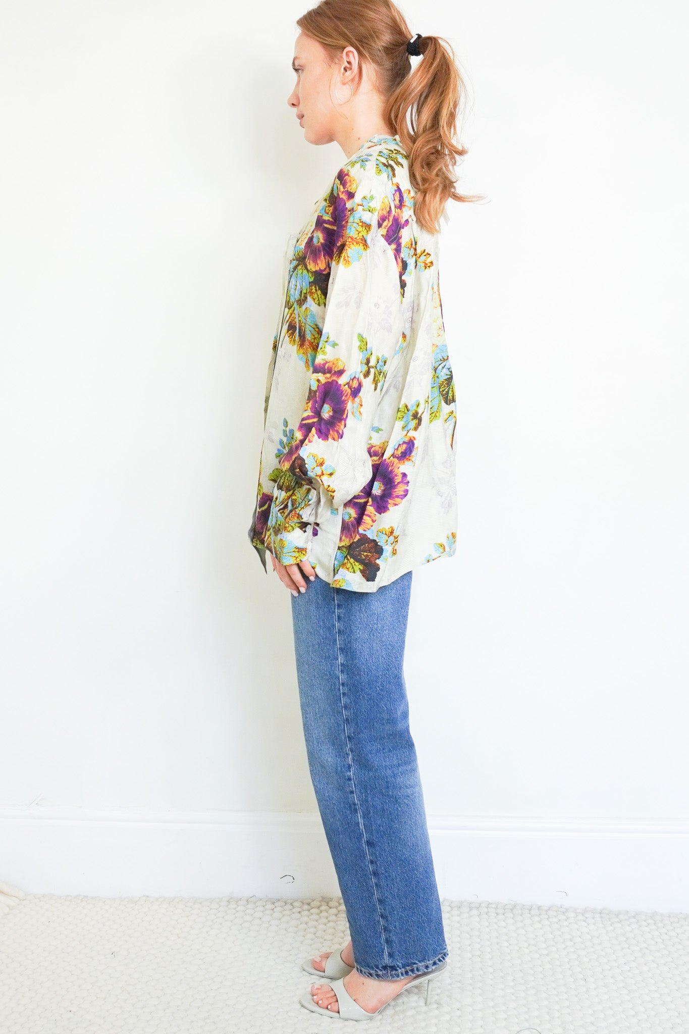 NEW Tory Burch Printed Bow Blouse RRP £465 | Authentic Preloved - Reloved Again