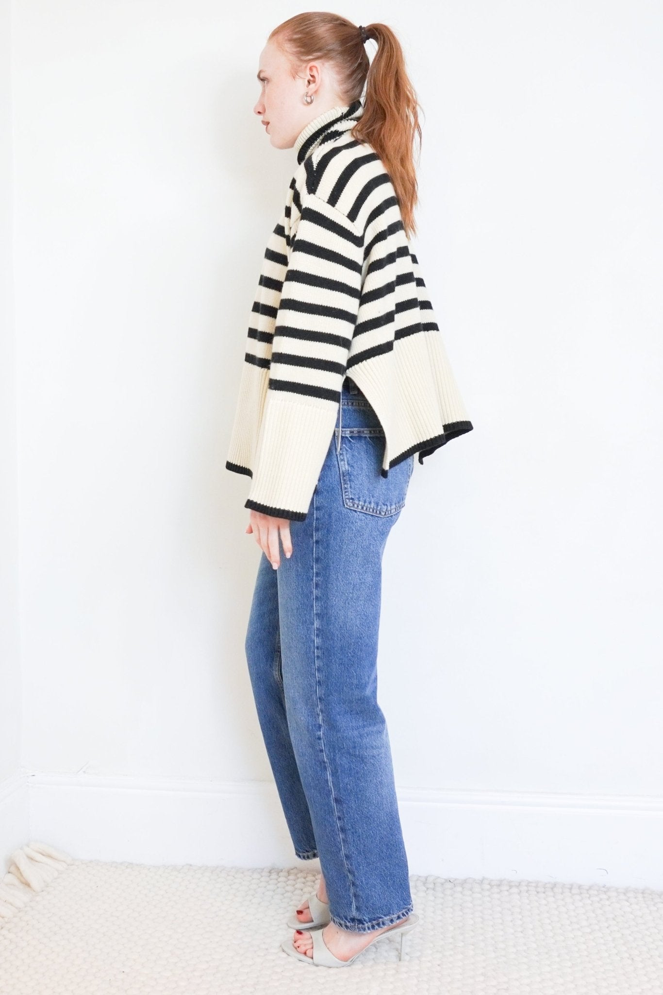 Toteme Breton Turtle Neck Jumper RRP £250 | Authentic Preloved - Reloved Again