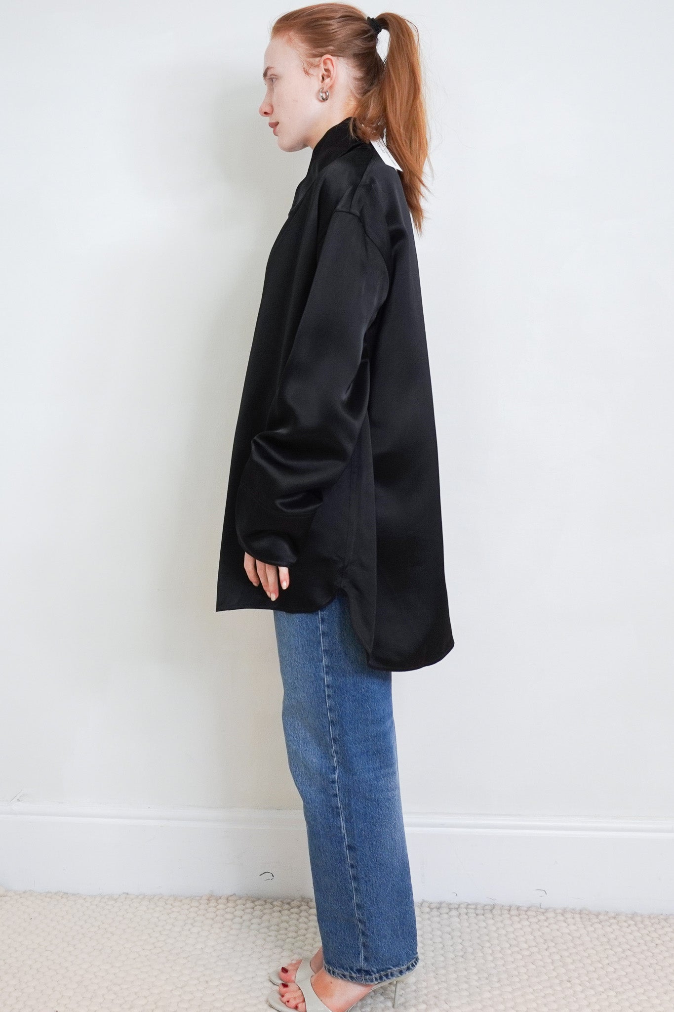 Toteme Satin Top in Black | Authentic Preloved - Reloved Again