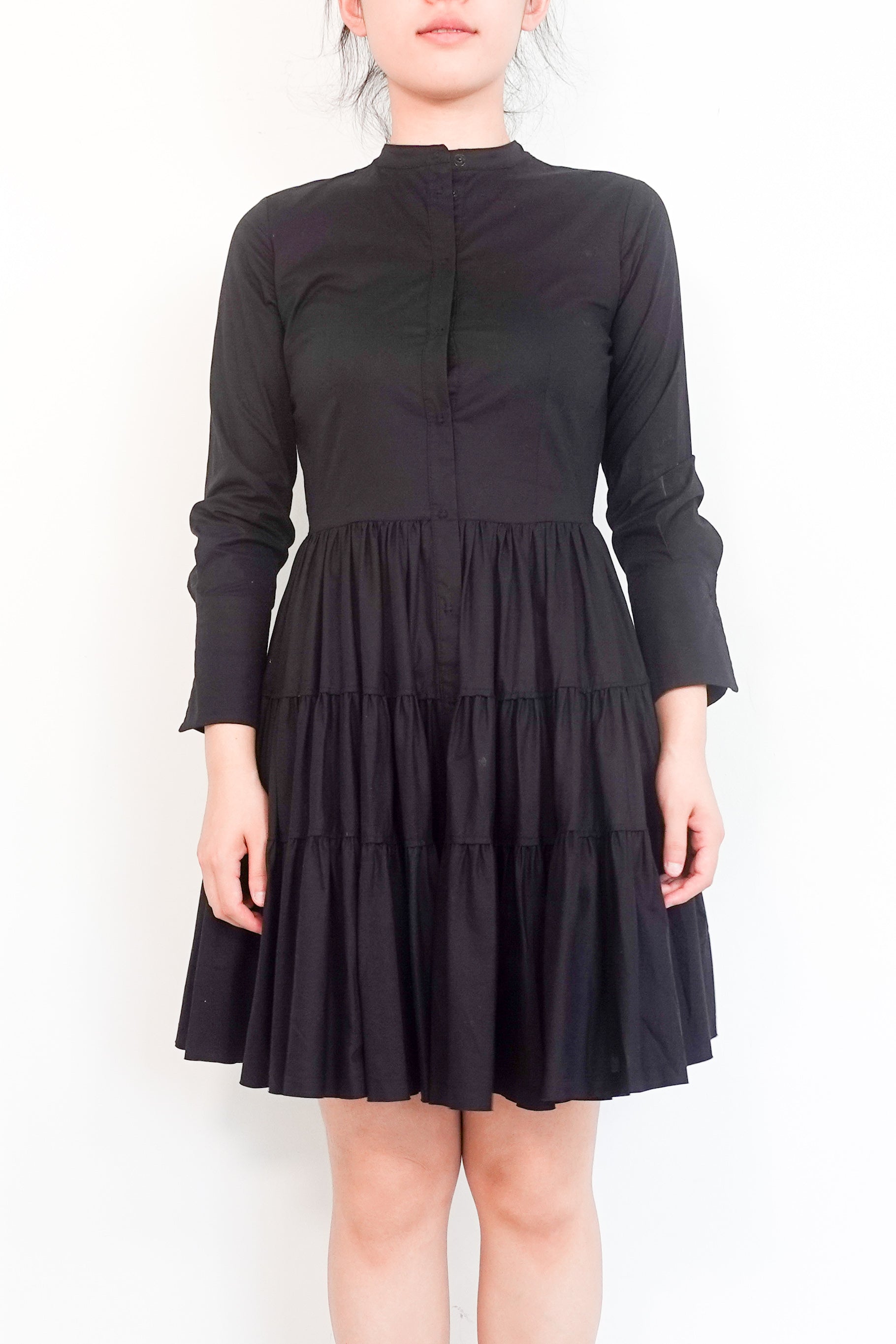 Twinset Black Cotton Mini Dress RRP £210 | Authentic Preloved